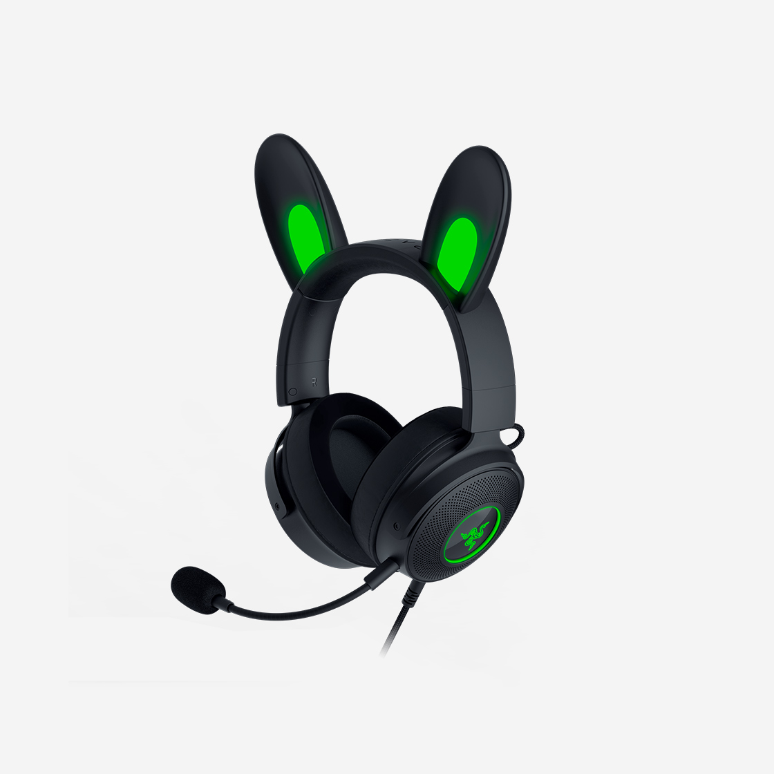 레이저 크라켄 키티 V2 프로 블랙 Kraken Kitty V2 Pro 유선 게이밍 RGB 헤드셋(Razer Kraken Kitty V2 Pro Black) - 5