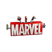 Lego Marvel Logo & Minifigures
