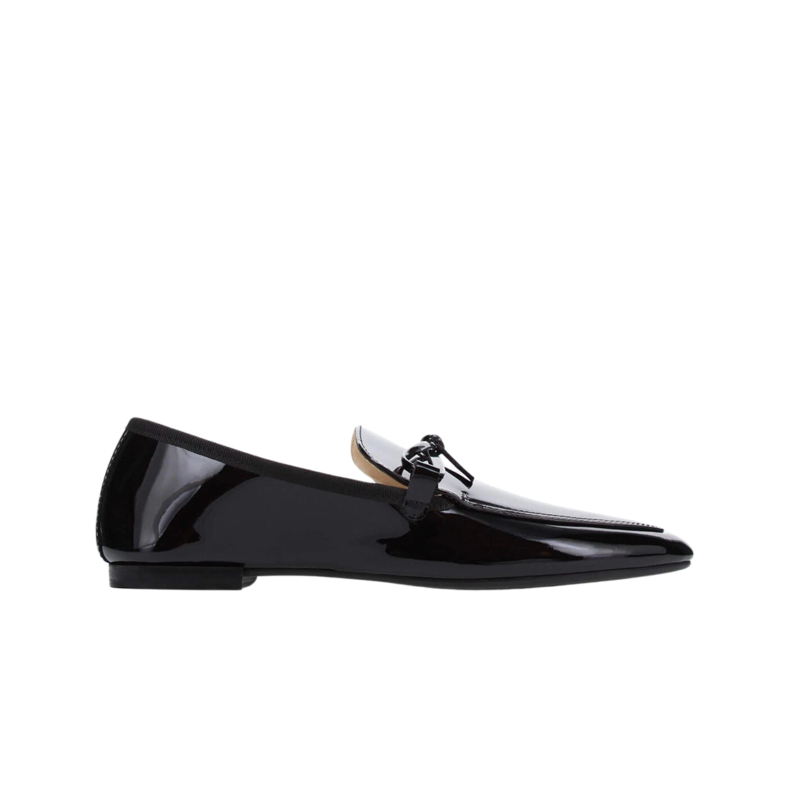 V4142V410 (W) Repetto Gilles Square Toe Loafer Black