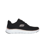 (W) Skechers Flex Appeal 5.0 Black Rose Gold