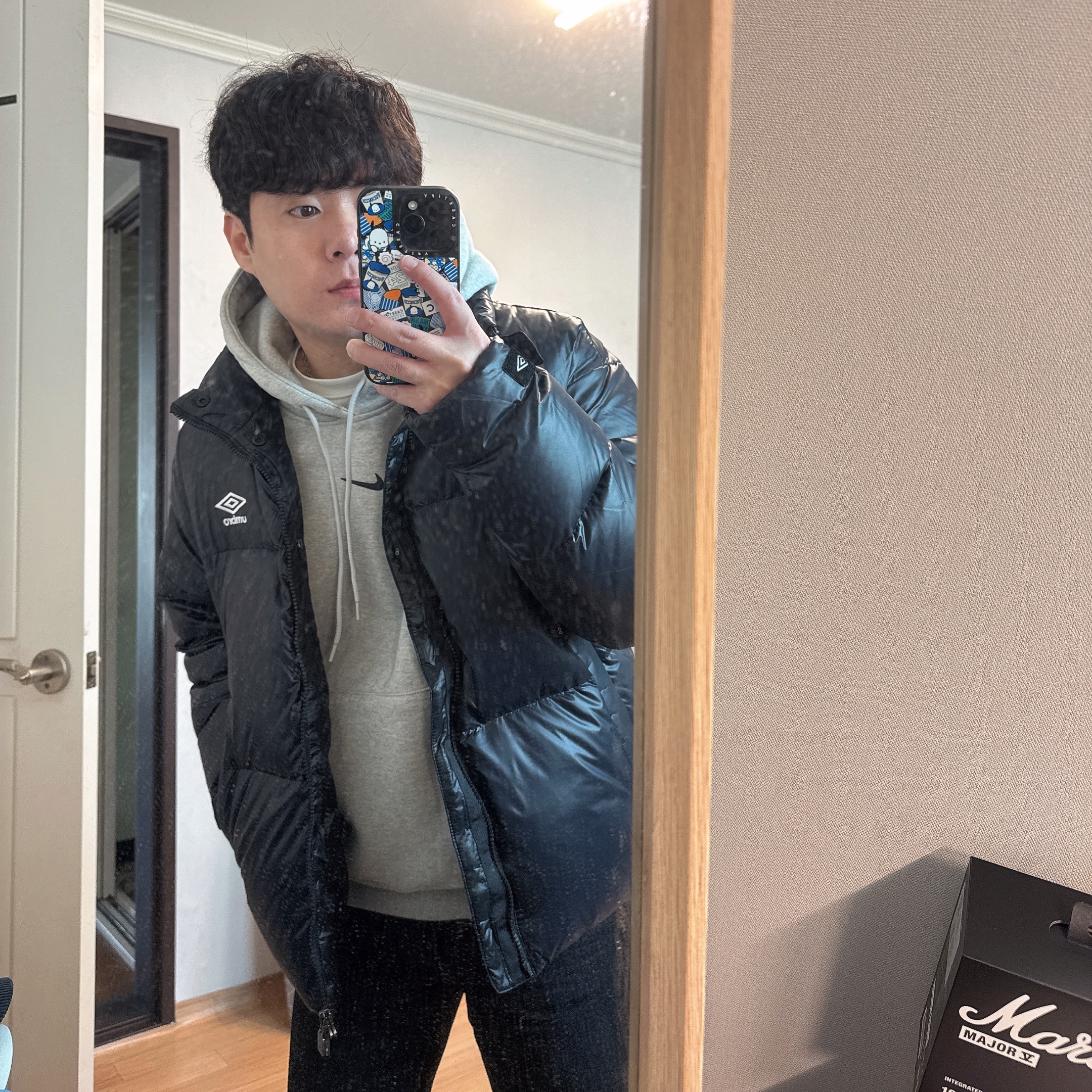Nike x Drake Nocta Cardinal Stock Essential Hoodie Grey - Asia 착용 스타일