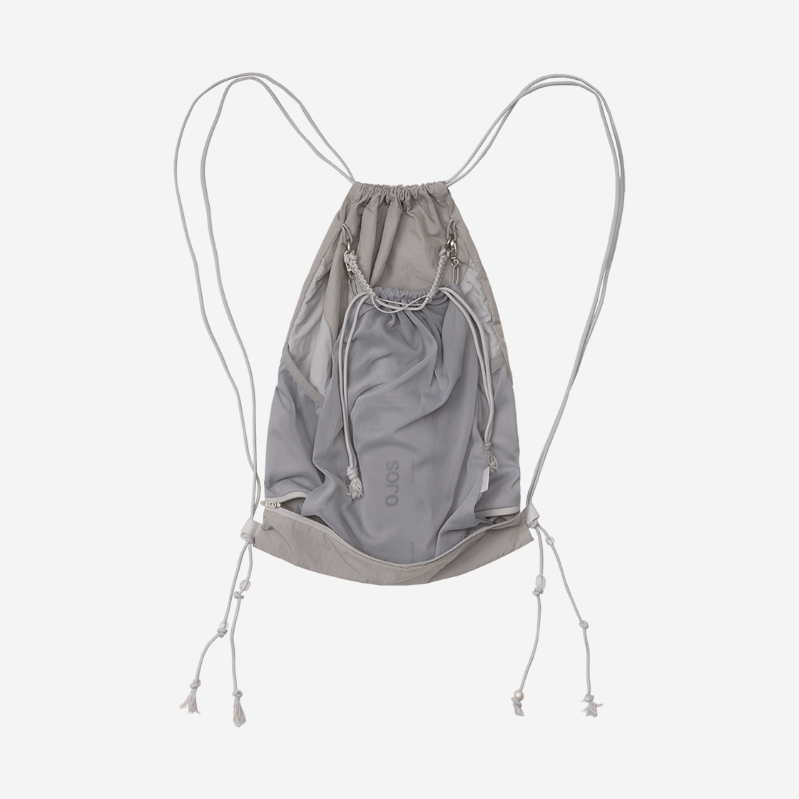 【OJOS】Sheer Shoecase Mesh Gymsack OJOS Sheer Shoecase Mesh Gymsack – DALAC SEOUL