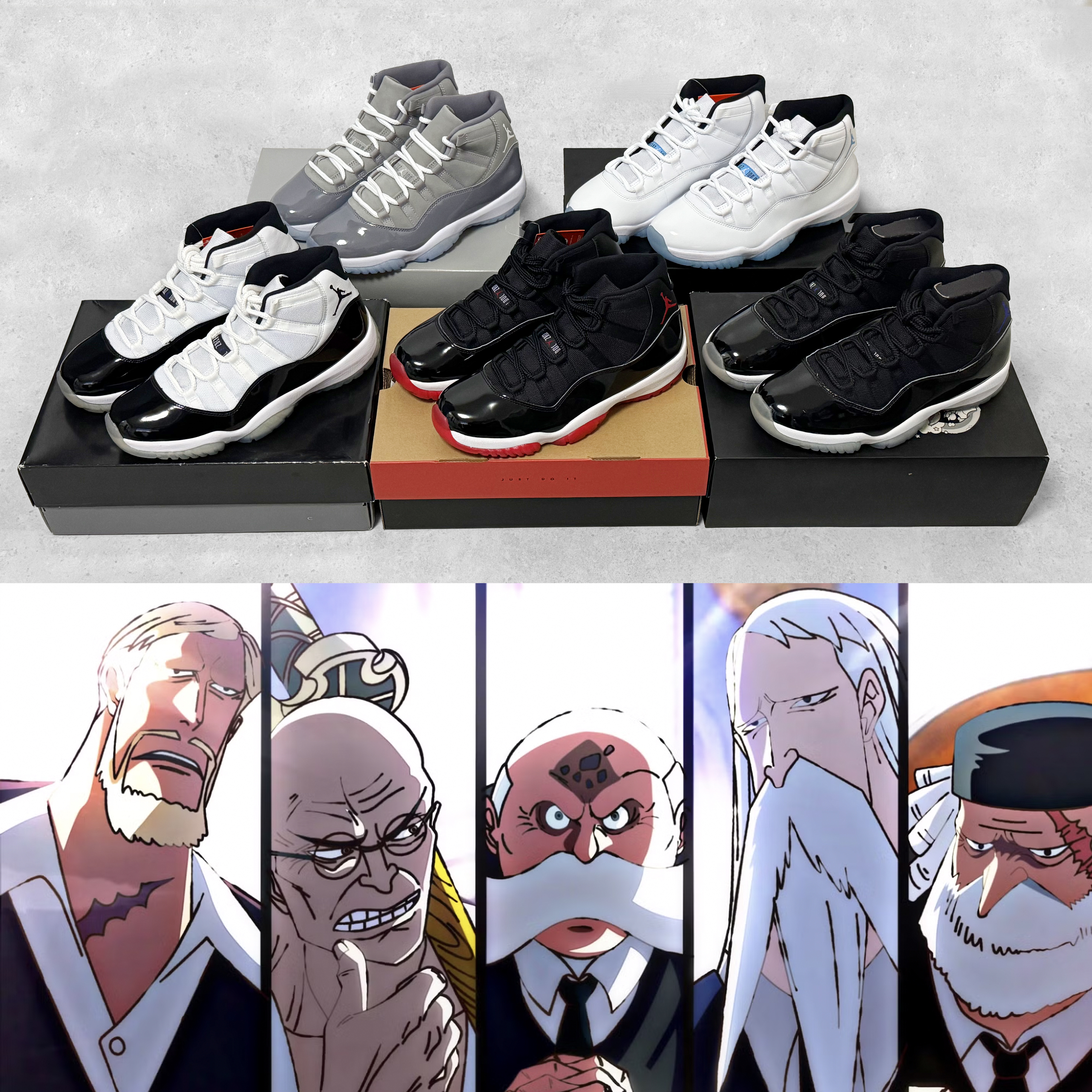 Jordan 11 Retro Bred 2019, Jordan 11 Retro Concord 2018 착용 스타일 - 2