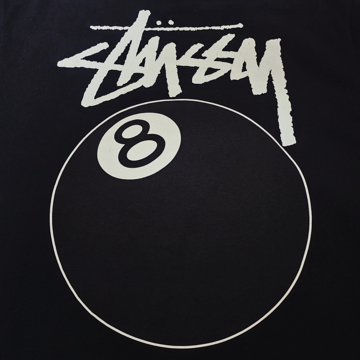 Stussy 8 Ball T-Shirt Black - 22SS 착용 스타일