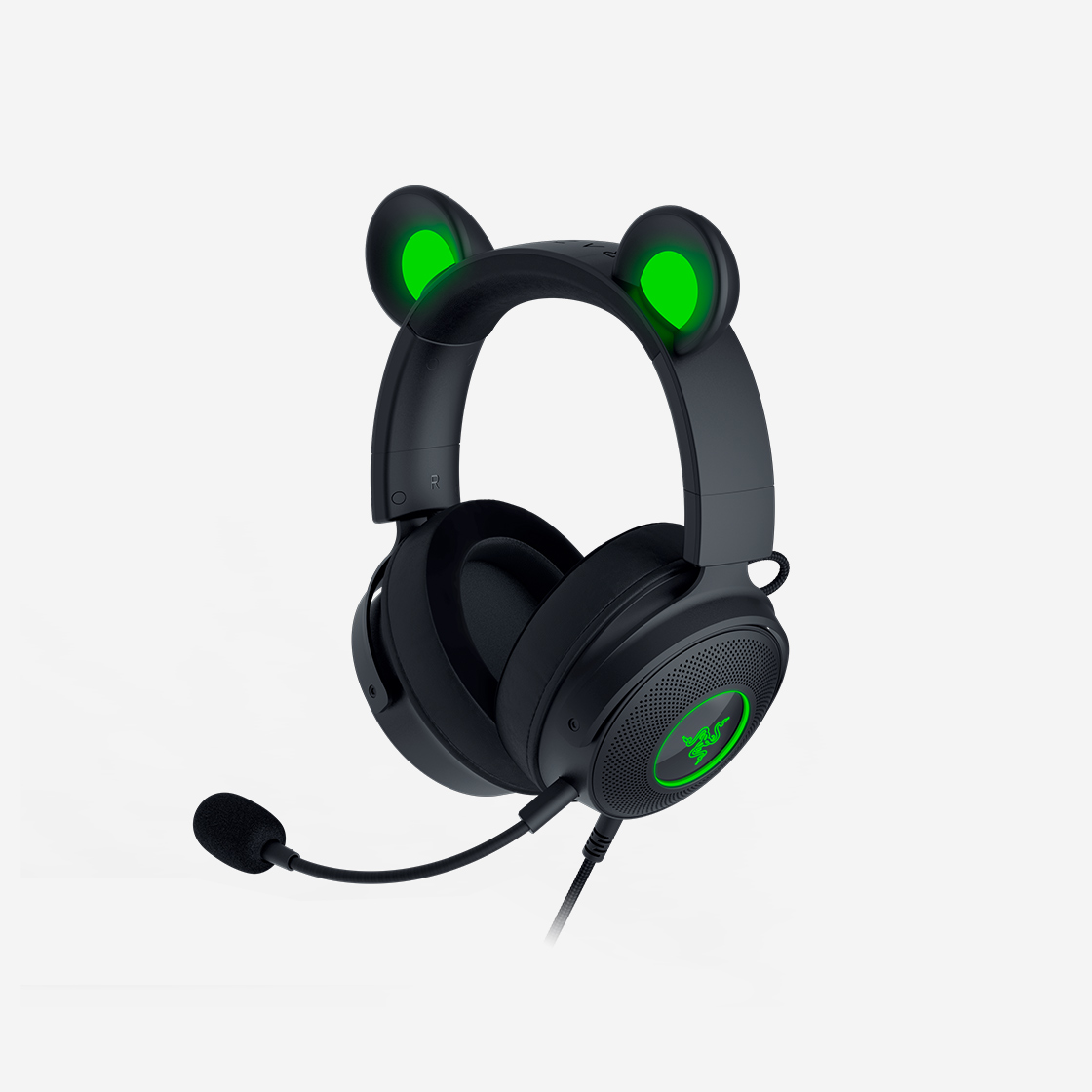 레이저 크라켄 키티 V2 프로 블랙 Kraken Kitty V2 Pro 유선 게이밍 RGB 헤드셋(Razer Kraken Kitty V2 Pro Black) - 2