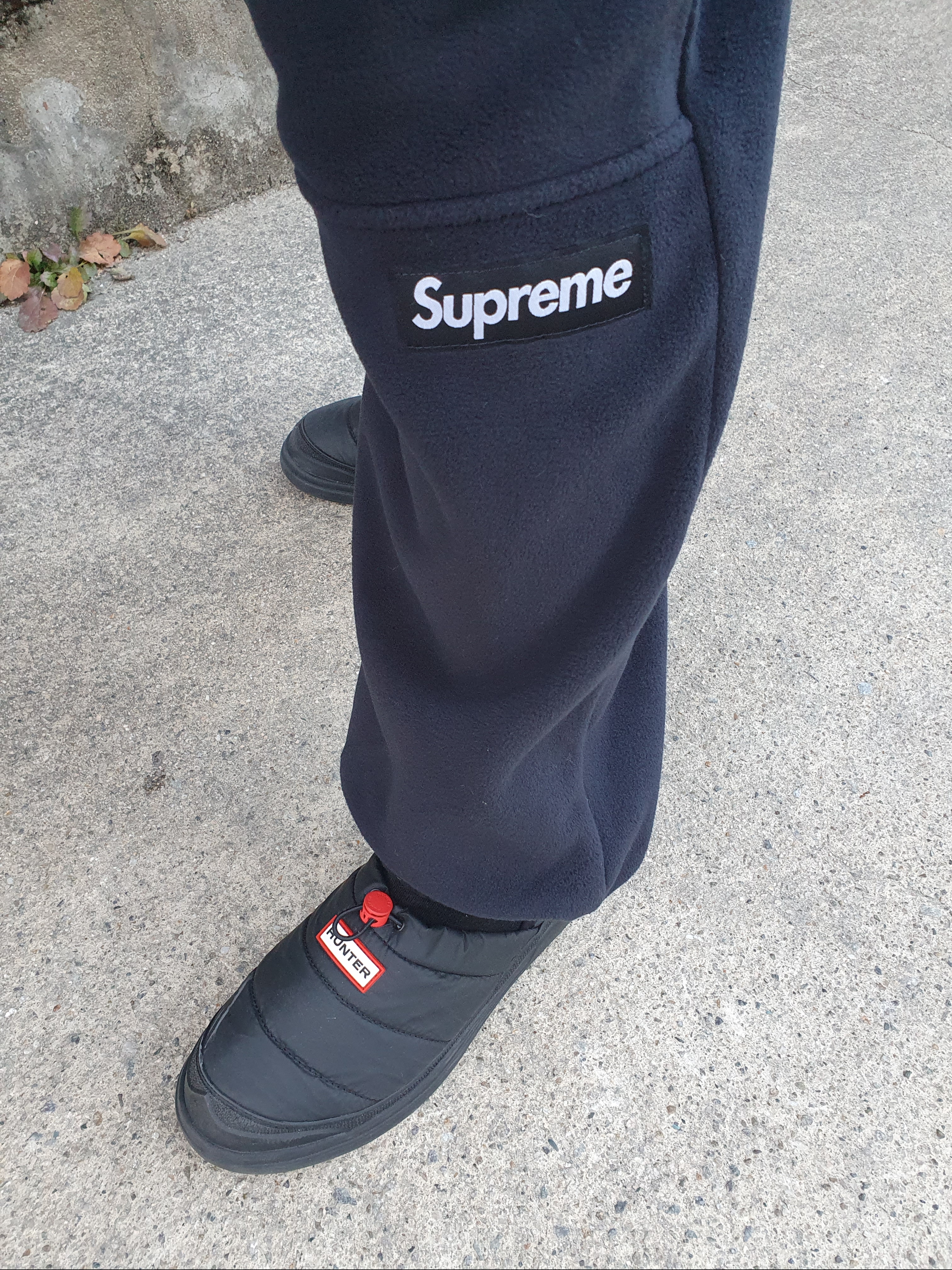 Supreme Polartec Pant Black - 24FW 착용 스타일