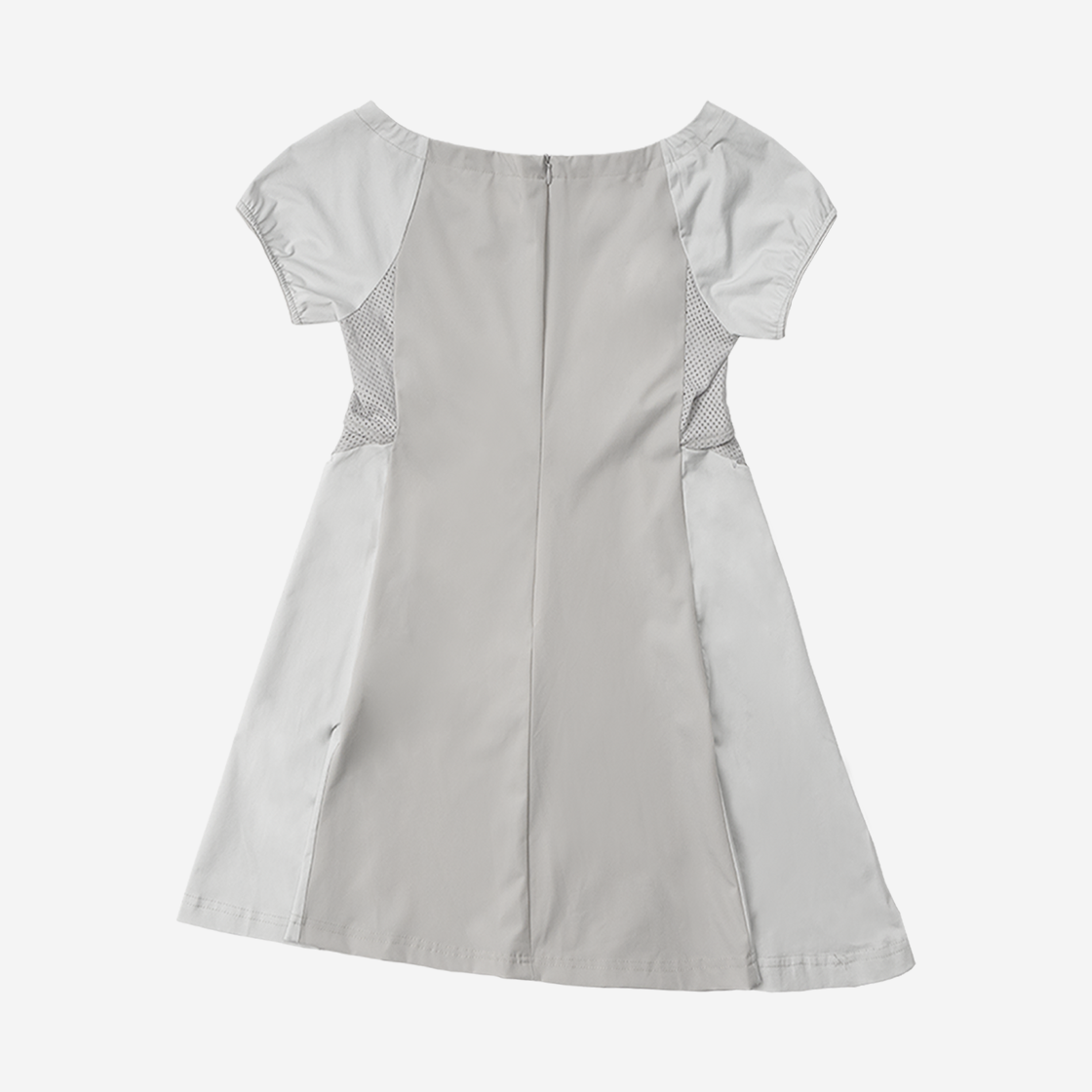 오호스 캡슬리브 슬릿 미니 드레스 그레이(OJOS Capsleeve Slit Mini Dress Grey) - 2