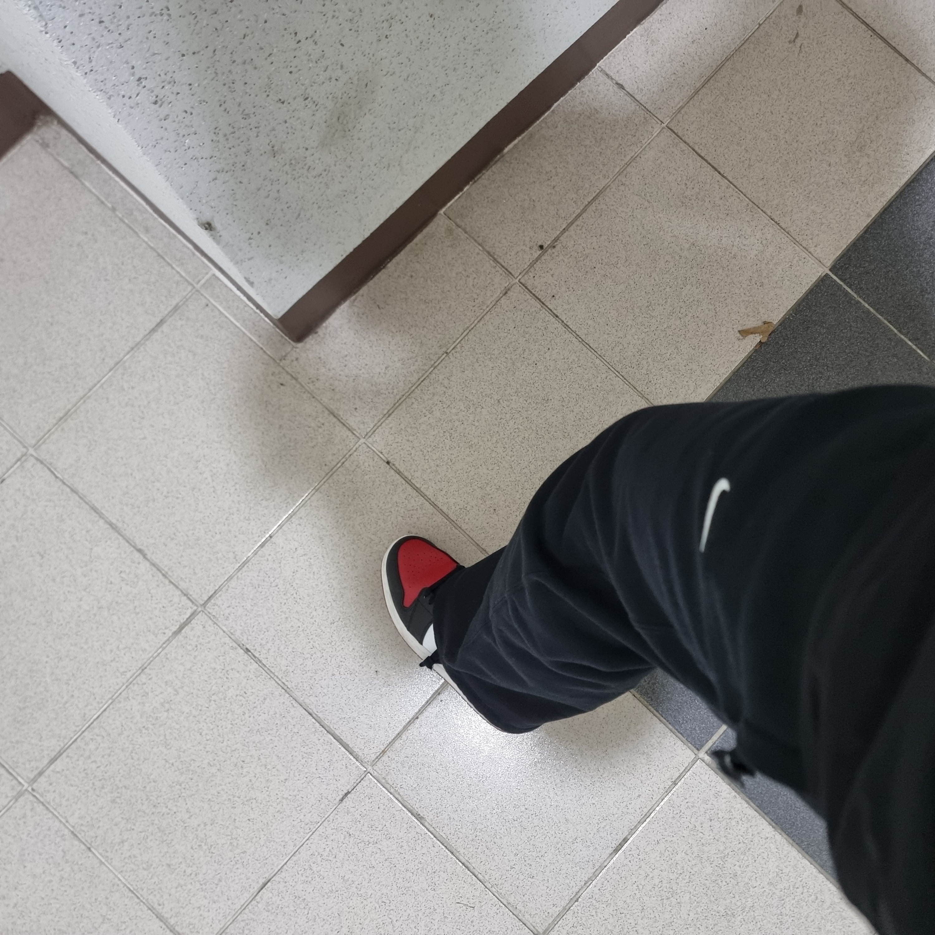 Nike NSW Swoosh Open Hem Fleece Pants Black - Asia 착용 스타일 - 2