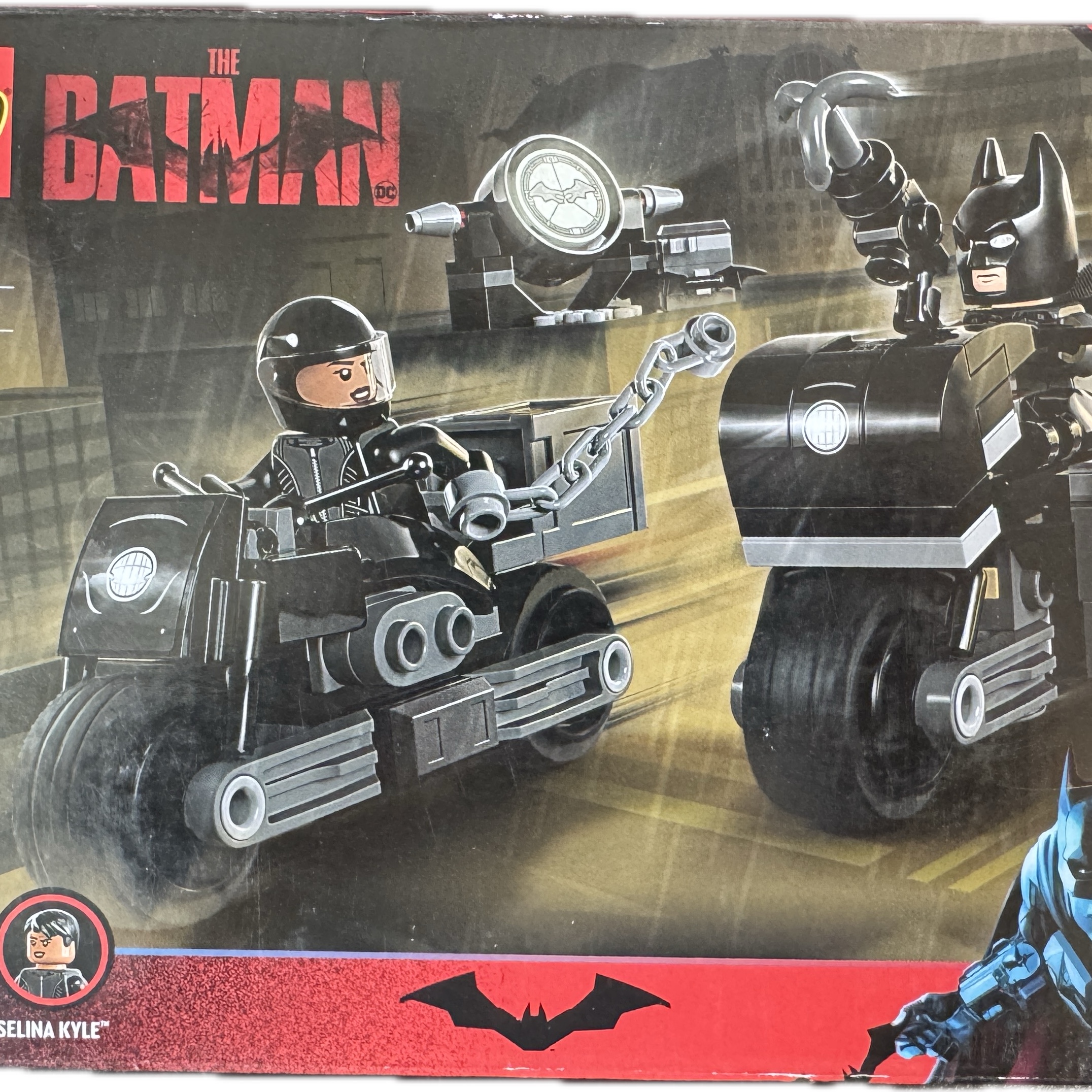 Lego DC Comics Batman & Selina Kyle Motorcycle Pursuit 착용 스타일