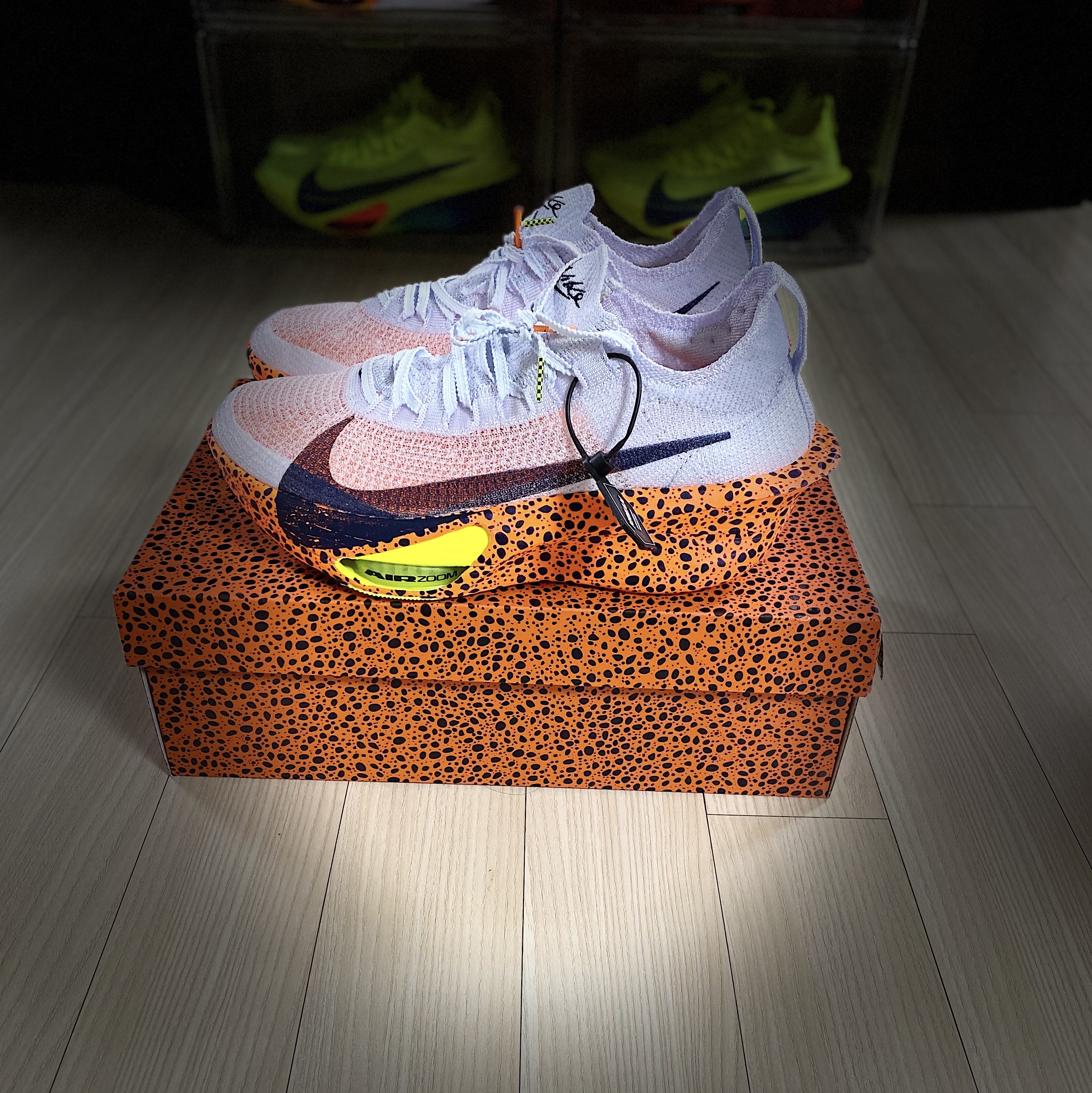 Nike Air Zoom Alphafly Next% 3 Olympic Safari 착용 스타일