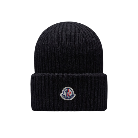 Moncler Wool & Cashmere Beanie Black - 24FW
