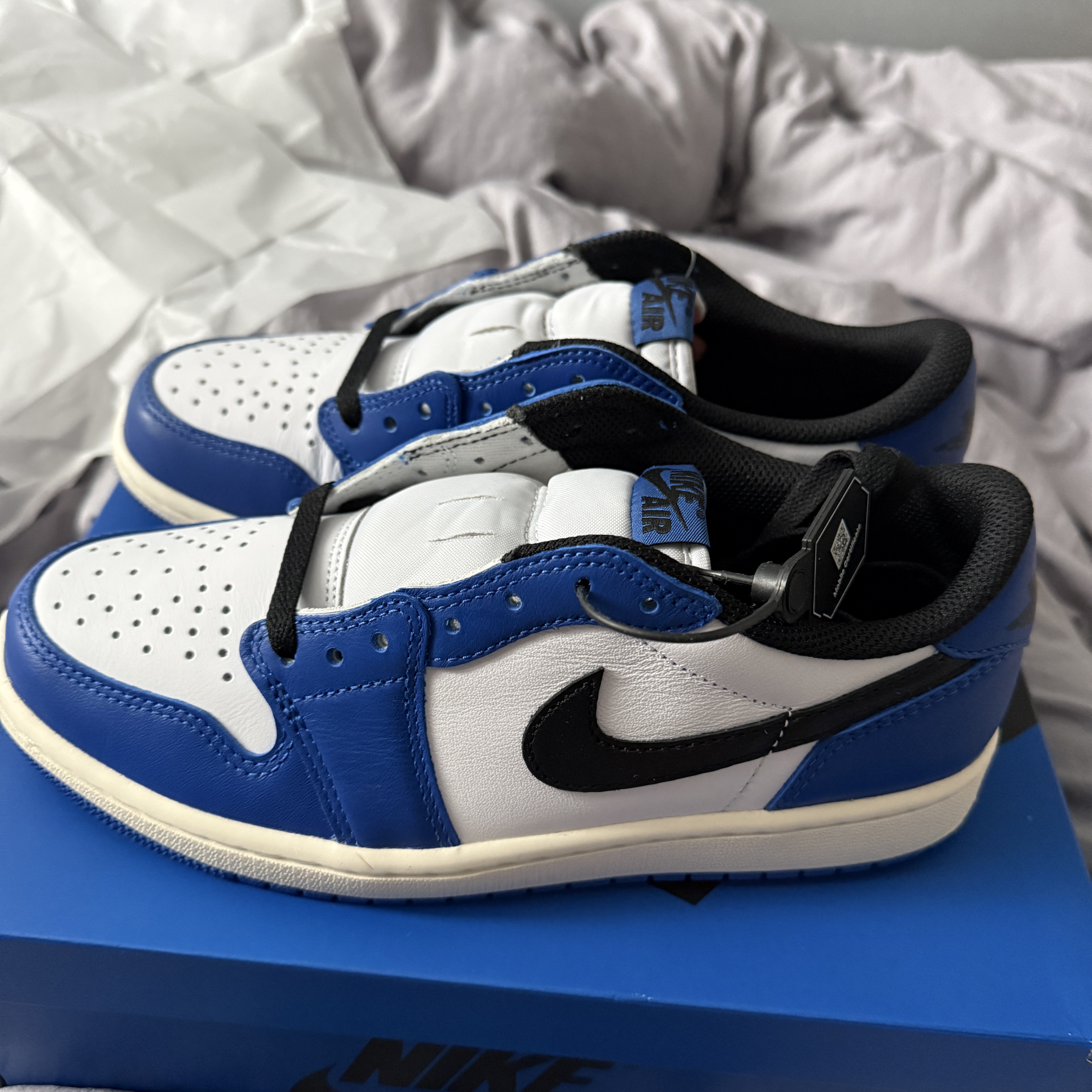 Jordan 1 Retro Low OG Game Royal 착용 스타일 - 2
