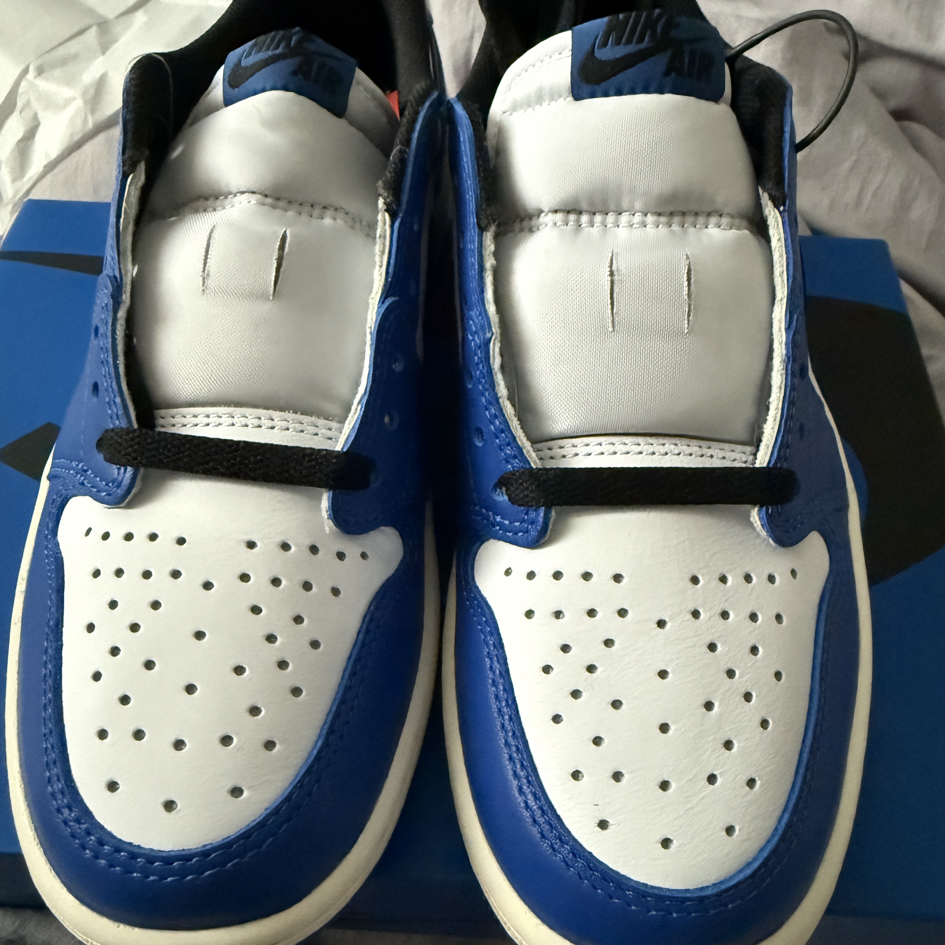 Jordan 1 Retro Low OG Game Royal 착용 스타일 - 1