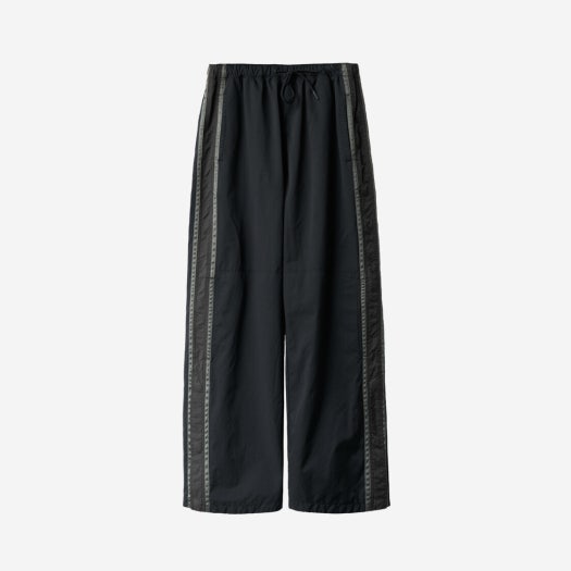 pl23sspt23abk Polyteru Nylon Track Pants Black