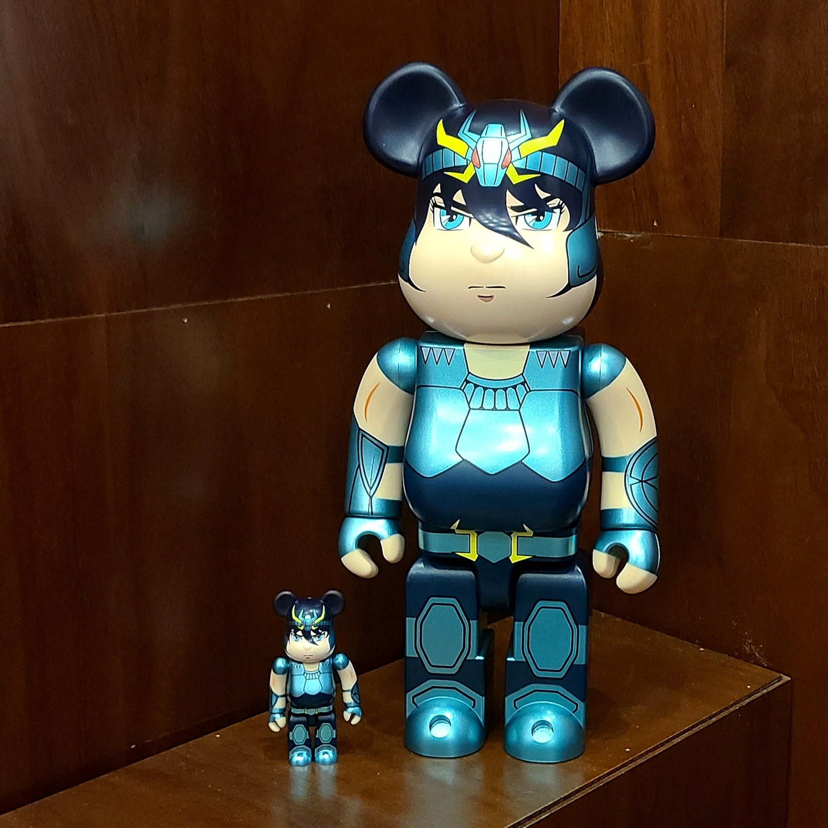 Bearbrick Dragon Shiryu 100% & 400% Set 착용 스타일 - 1
