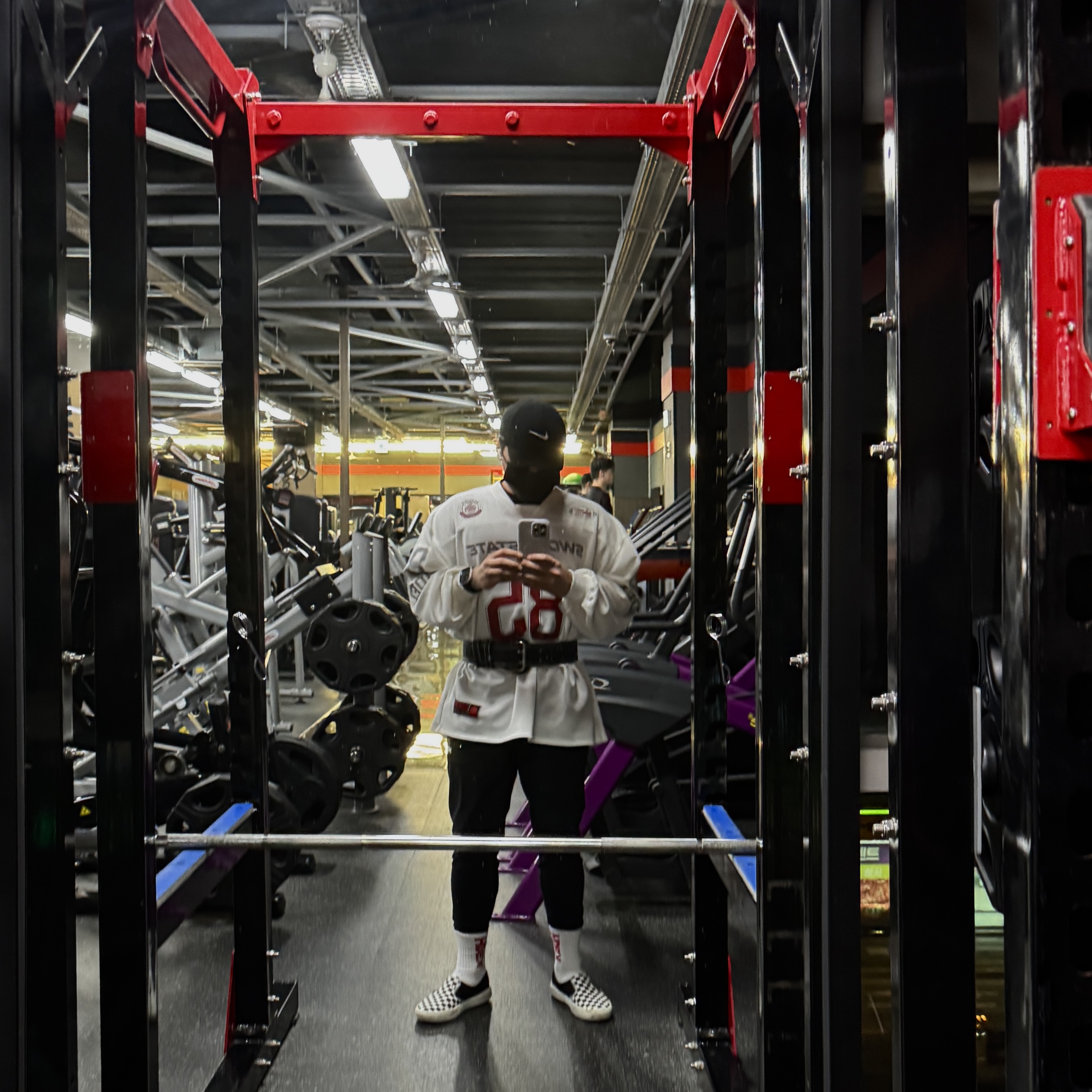 HDEX Giant Fit Rugby Jersey Long Sleeves White, HDEX Active Pants Black 착용 스타일