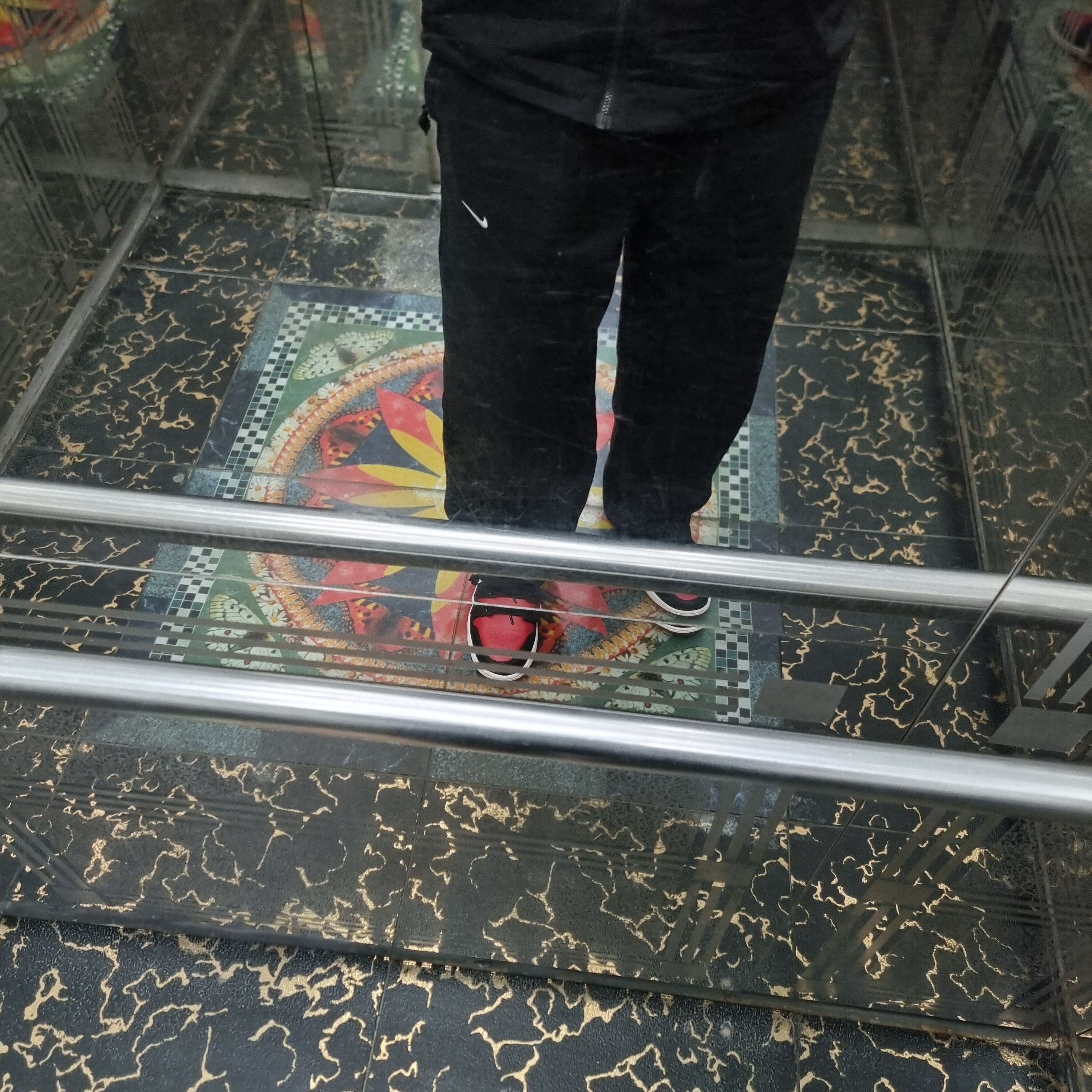 Nike NSW Swoosh Open Hem Fleece Pants Black - Asia 착용 스타일 - 1