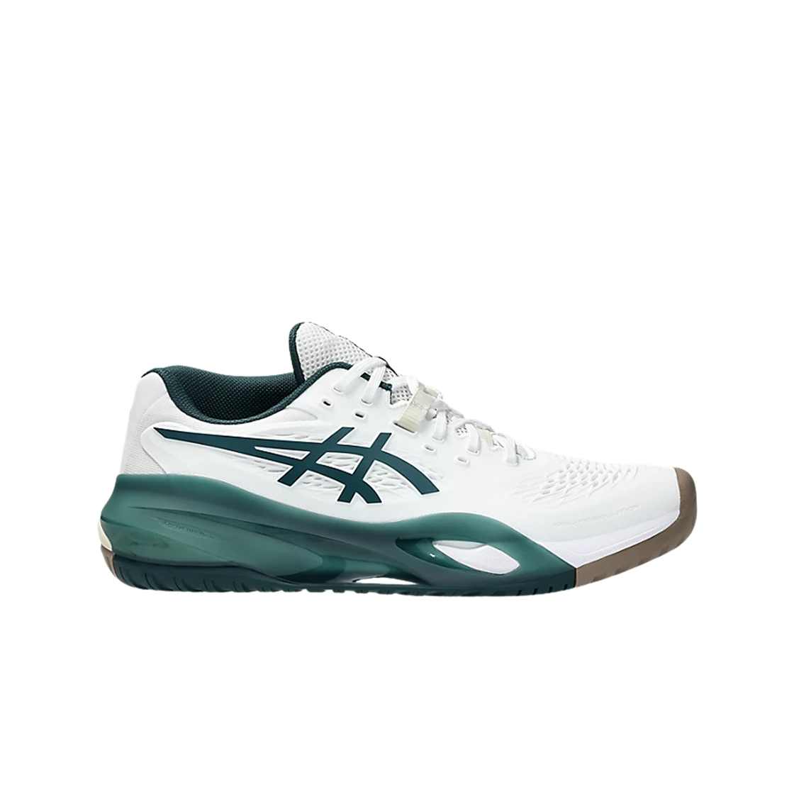 1041A481-111 Asics Gel-Resolution X White Saxon Green