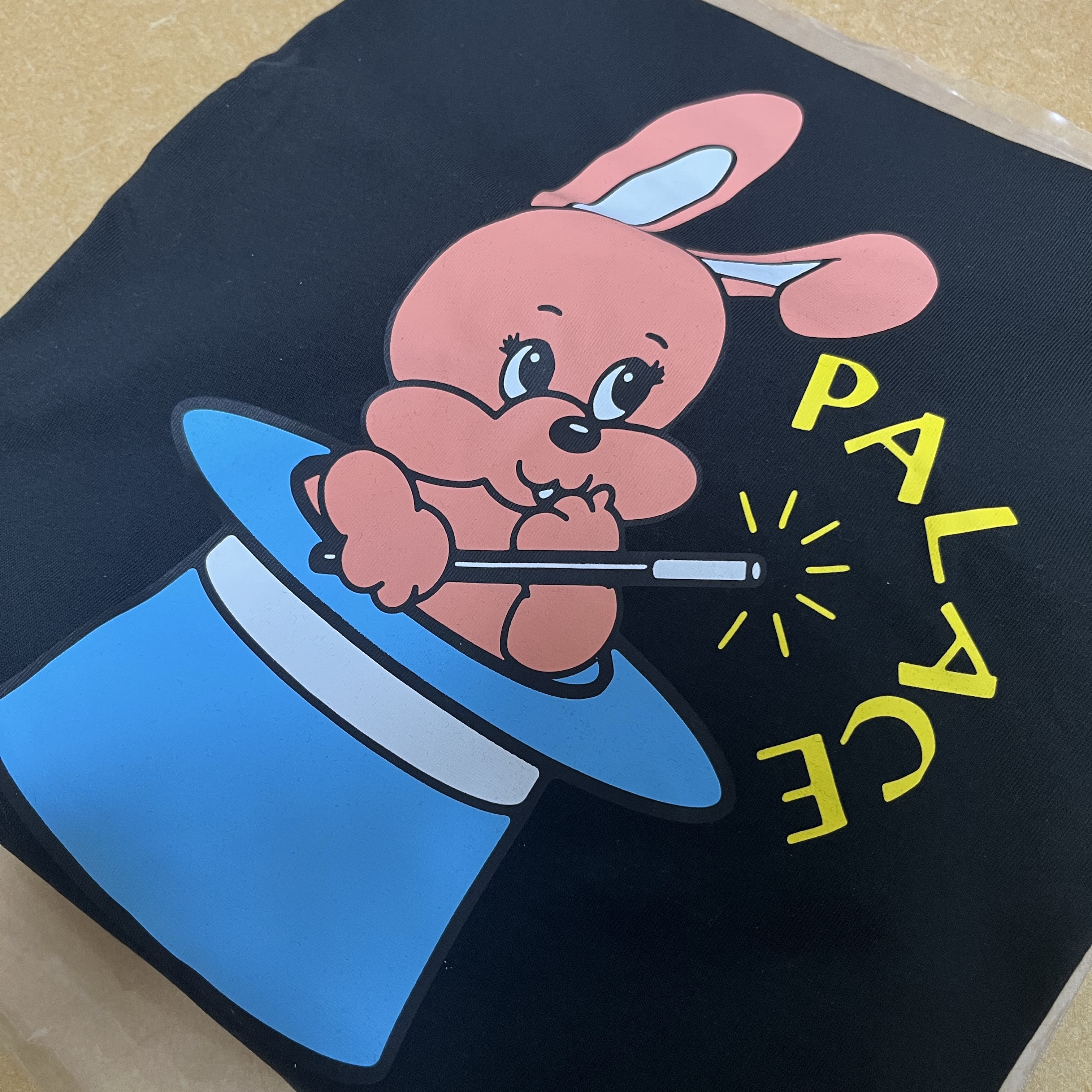 Palace Bunny T-Shirt Black - 25SS 착용 스타일