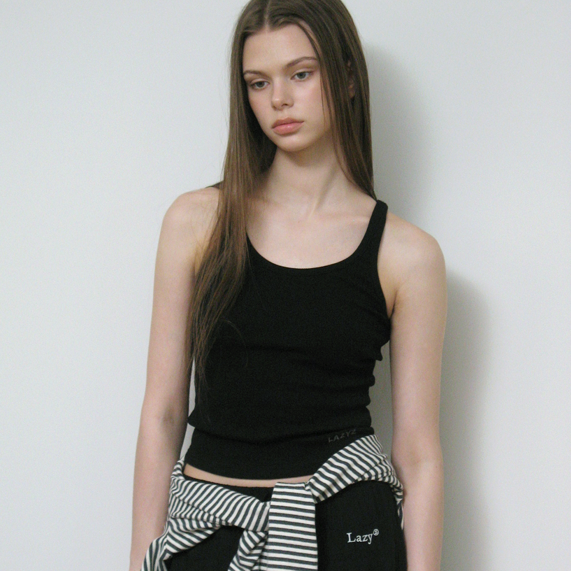 레이지지 데일리 슬리브리스 블랙(LAZYZ Daily Sleeveless Black) - 3
