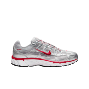 Nike P-6000 Metallic Silver Gym Red