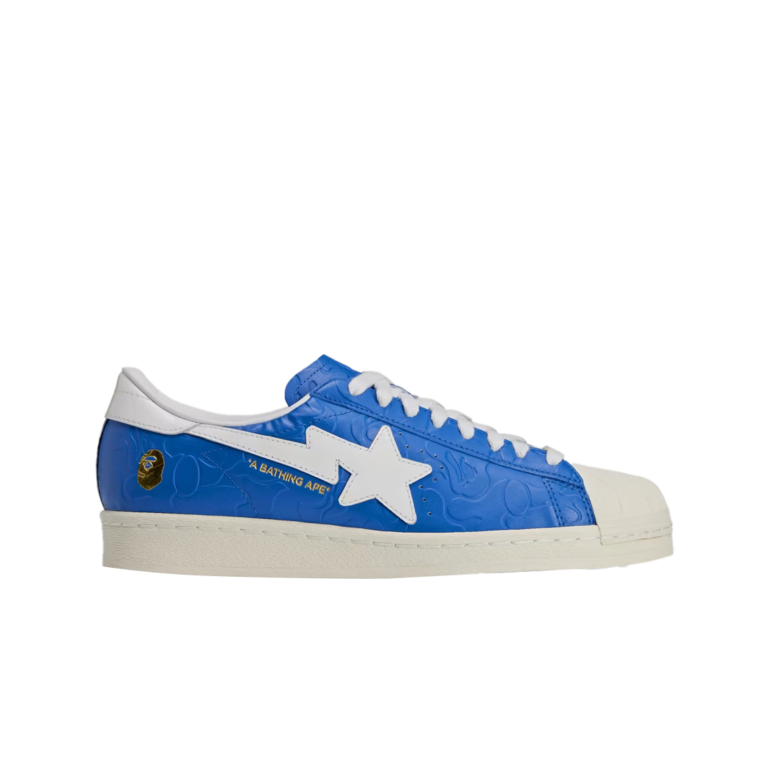 아디다스 x 베이프 슈퍼스타 빈티지 블루 클라우드 화이트(Adidas x BAPE Superstar Vintage Blue Cloud White)