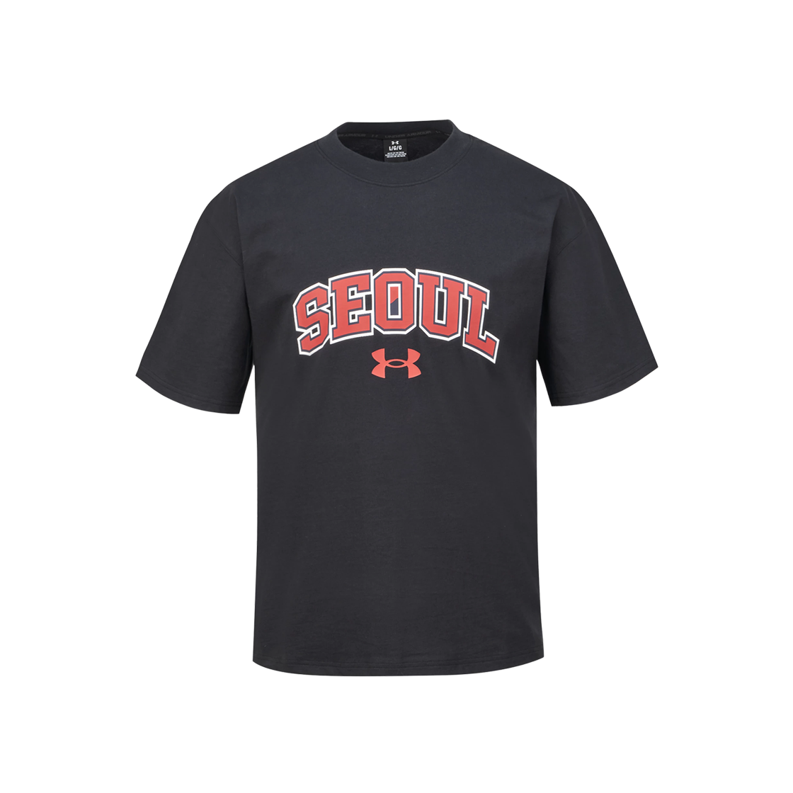 APAC M アンダーアーマー Seoul Tシャツ 언더아머 APAC 서울 시티 티셔츠 블랙 레드 | Under Armour | KREAM