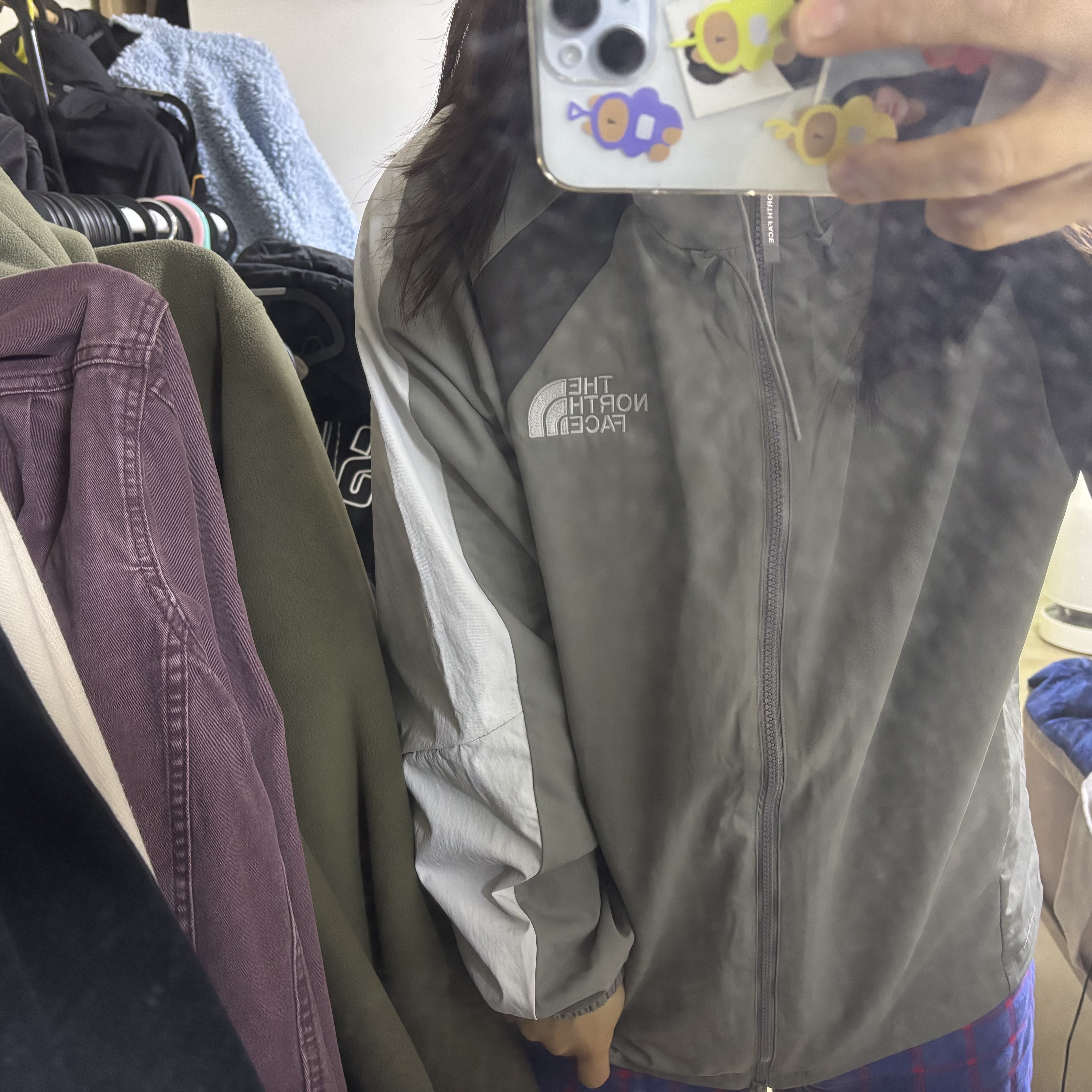 The North Face Bandon Jacket Gray 착용 스타일