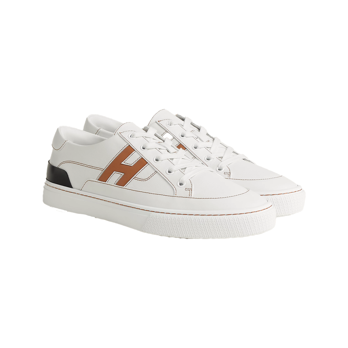 에르메스 딥 스니커즈 카프스킨 & 블랑 나뛰렐(Hermes Deep Sneakers Calfskin & Blanc Naturel) - 2