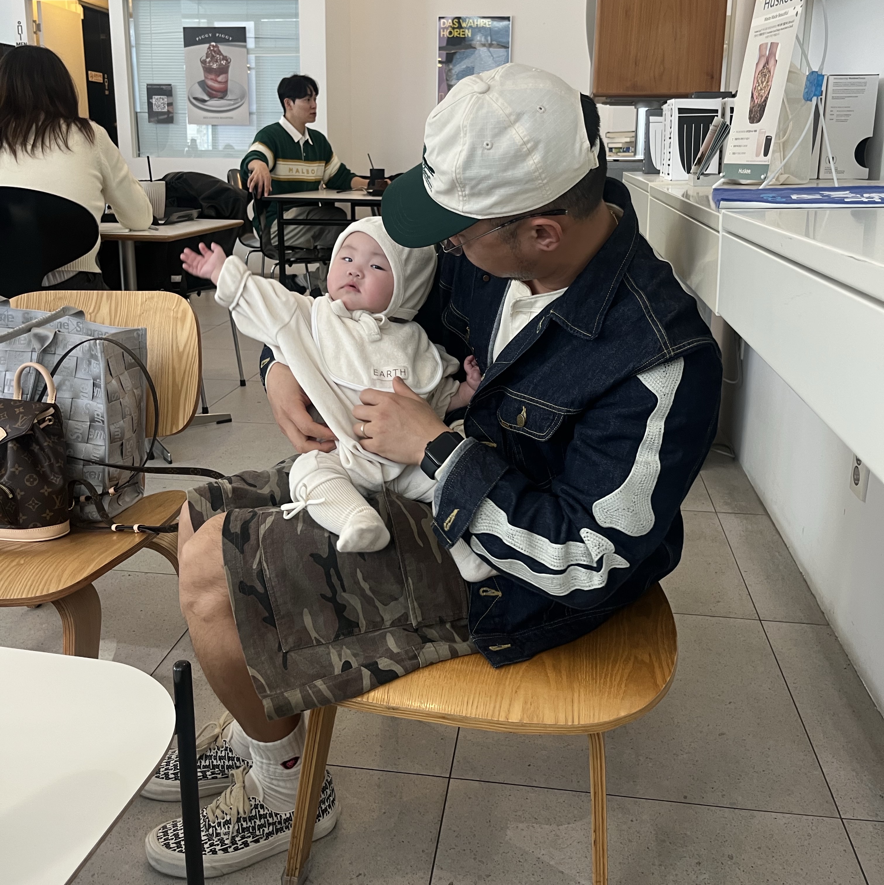 에메 레온 도르 유니스피어 햇 프리스틴, 캐피탈 11.5온즈 데님 멕시칸 턱시도 웨스터너 본 자켓 인디고 착용 스타일 - 1