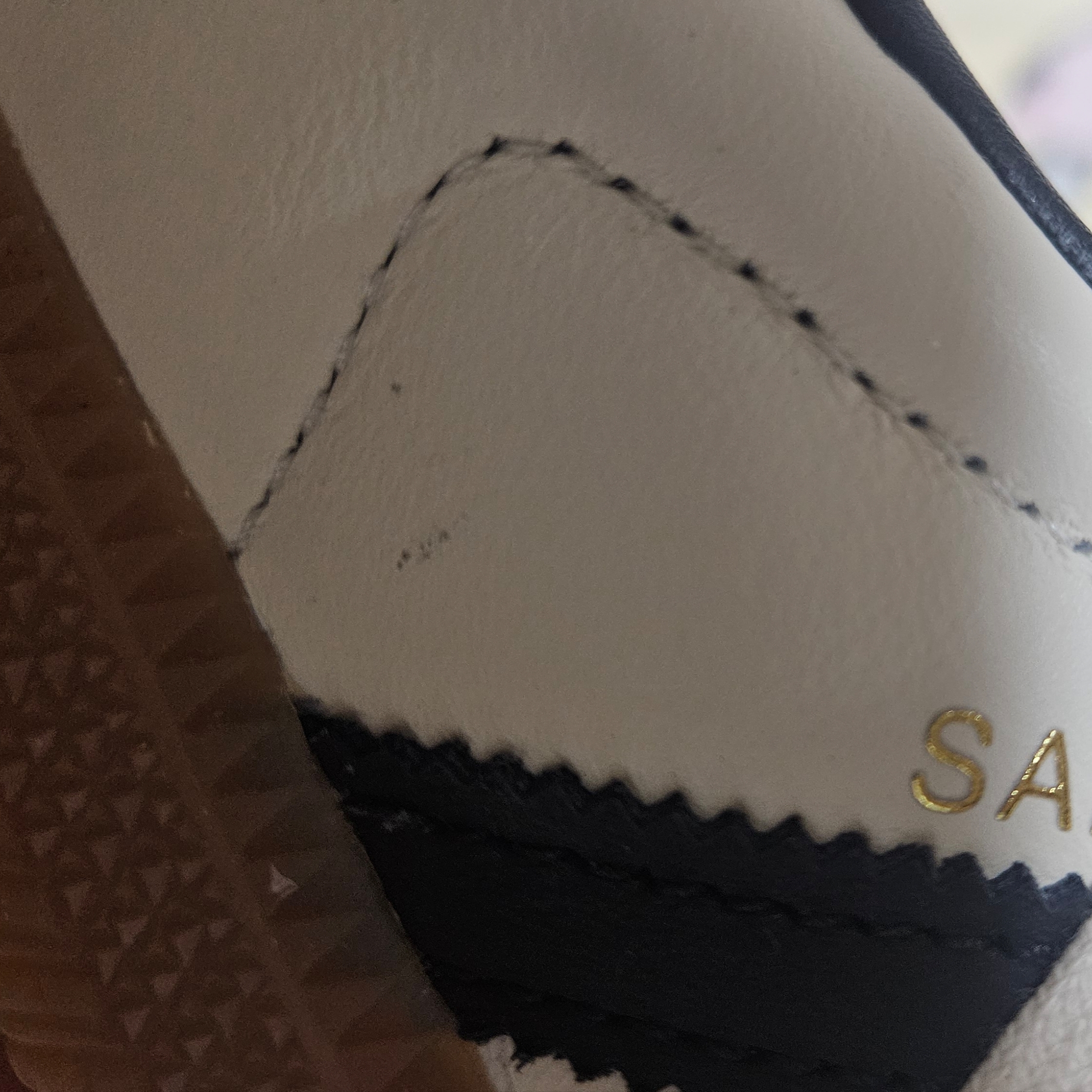 (W) Adidas Samba OG Cream White Core Black 착용 스타일 - 6