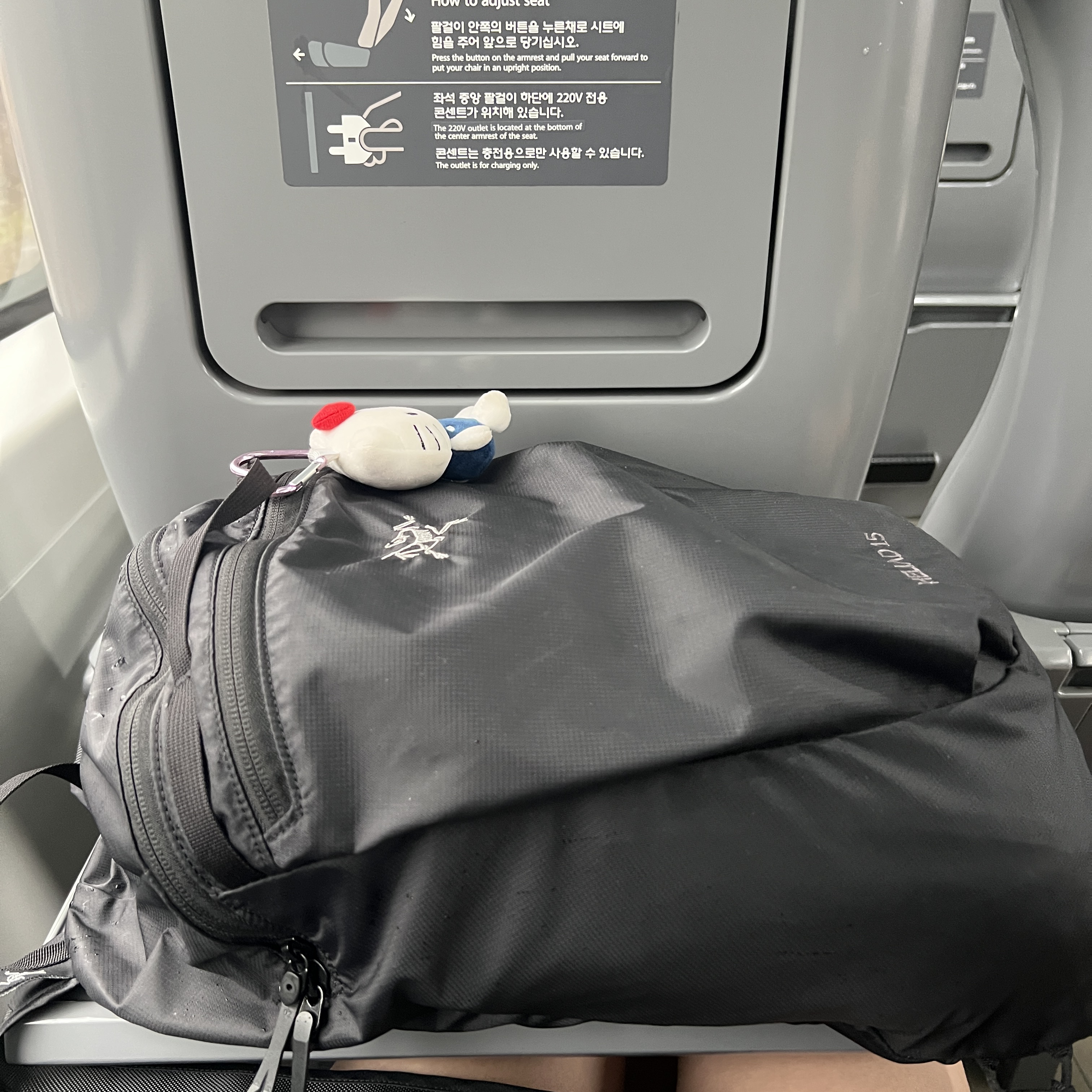 Arc'teryx Heliad 15 Backpack Black 착용 스타일