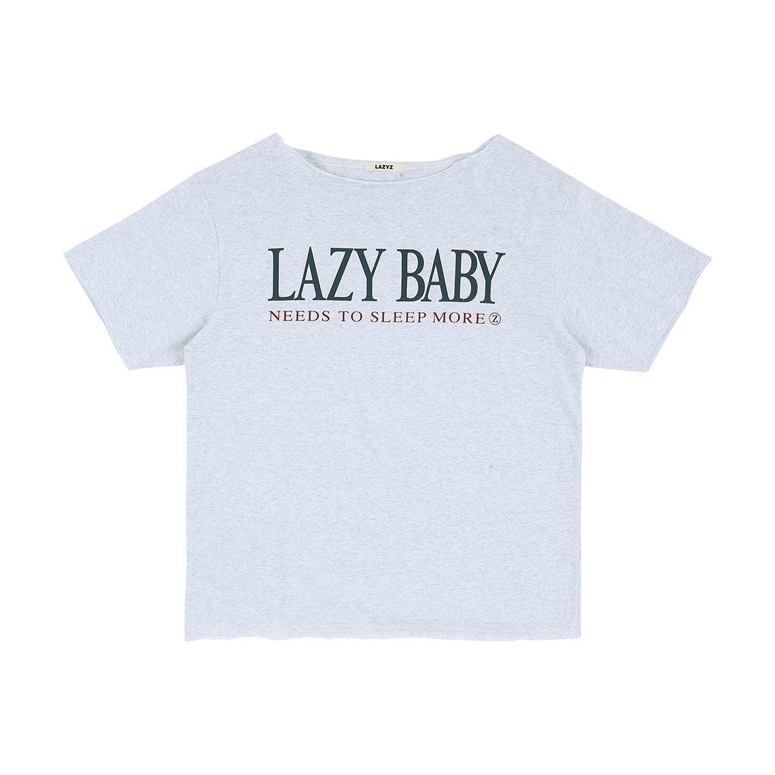 레이지지 레이지 베이비 오프숄더 티셔츠 라이트멜란지(LAZYZ Lazy Baby Off shoulder T Shirt Light Melange) - 2