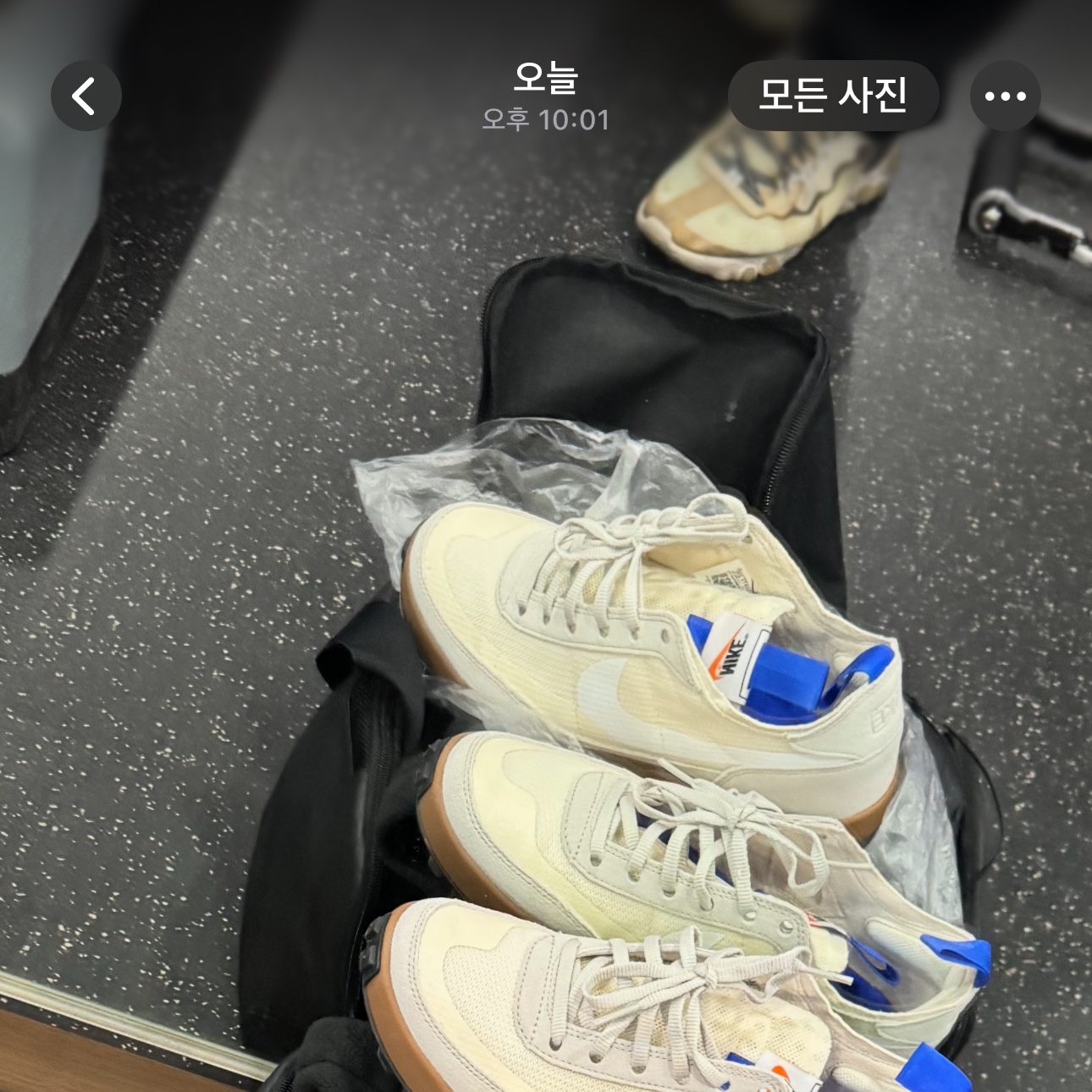 Nike x Undercover React Element 87 Green Mist, Nike x Tom Sachs General Purpose Shoe Light Cream 착용 스타일