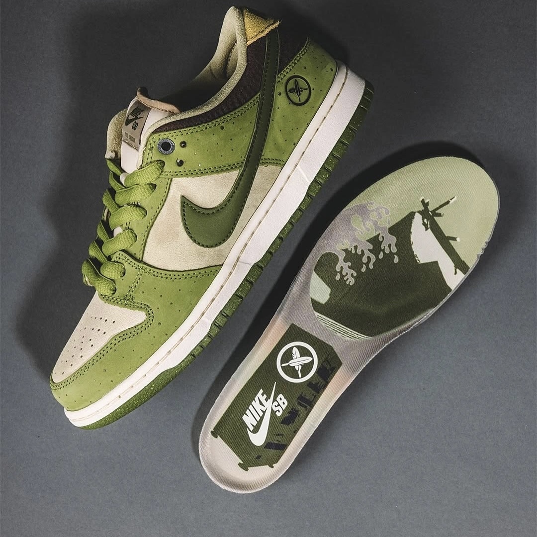 Nike x Yuto Horigome SB Dunk Low Matcha 착용 스타일 - 3