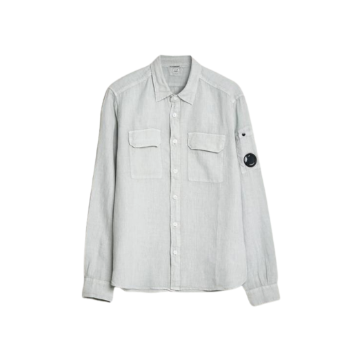 C.P. 컴퍼니 린넨 포켓 셔츠 거즈 화이트 - 24SS | C.P. Company | KREAM 