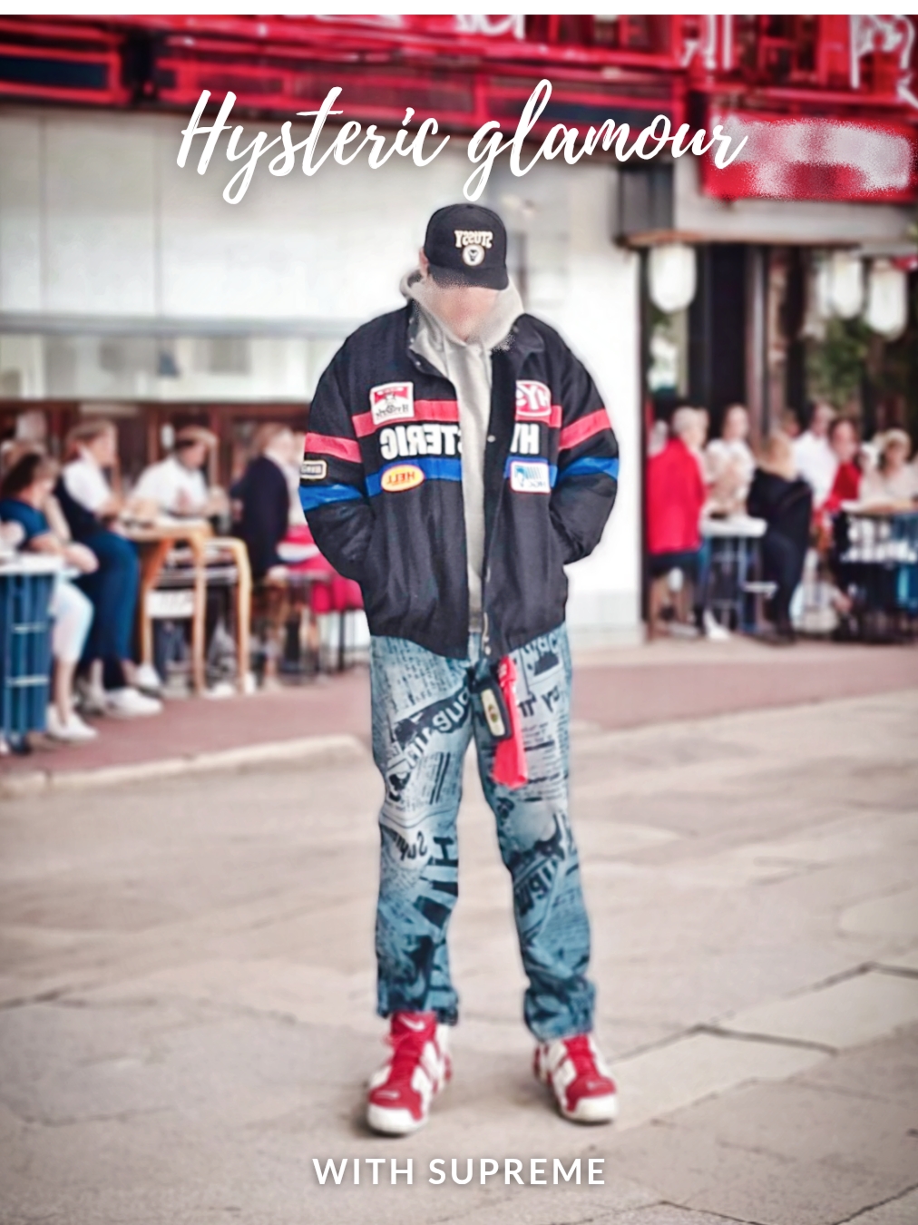 Supreme Regular Jean Newspaper - 25SS, Stussy x Goldie Metalheadz 30 Snapback Black 착용 스타일