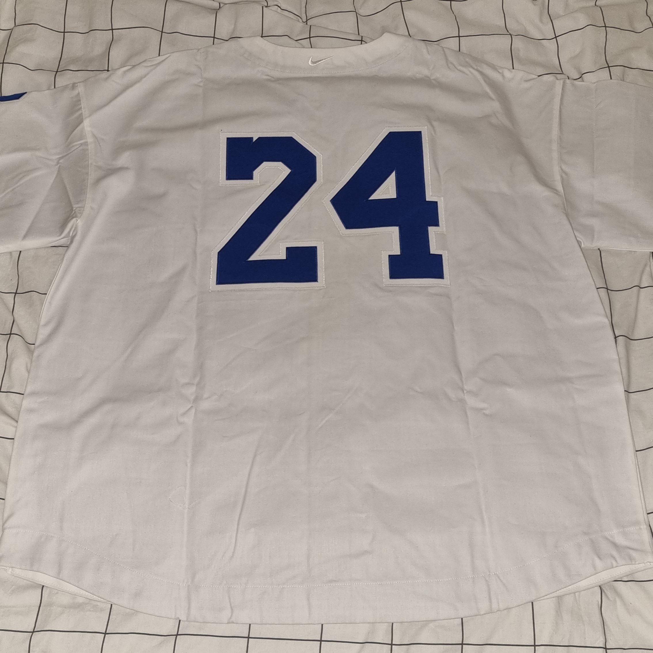 Nike Kobe Details Baseball Jersey White - US/EU, Nike Kobe 6 Protro Game Royal White 착용 스타일 - 2