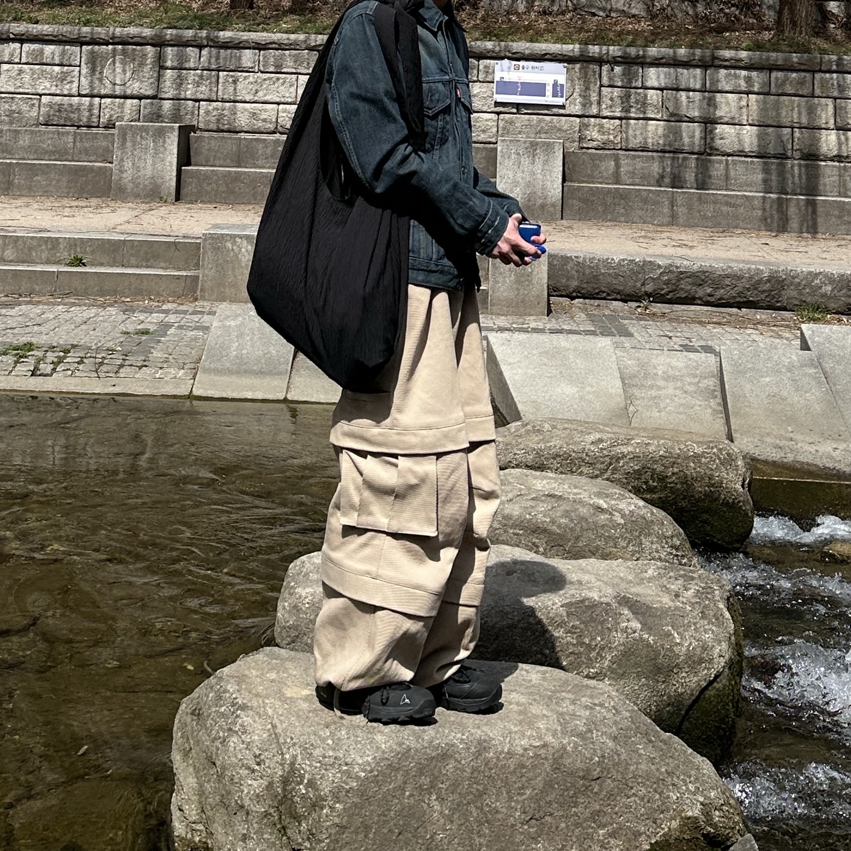 Roa Hiking Katharina Black 착용 스타일