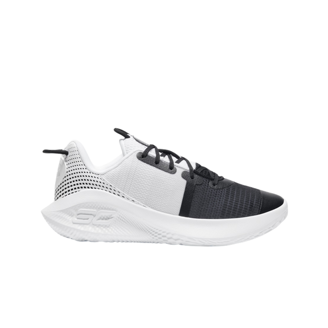 언더아머 커리 6 플로트로 슈팅스타 블랙 화이트(Under Armour Curry 6 Flotro Shooting Star Black White)