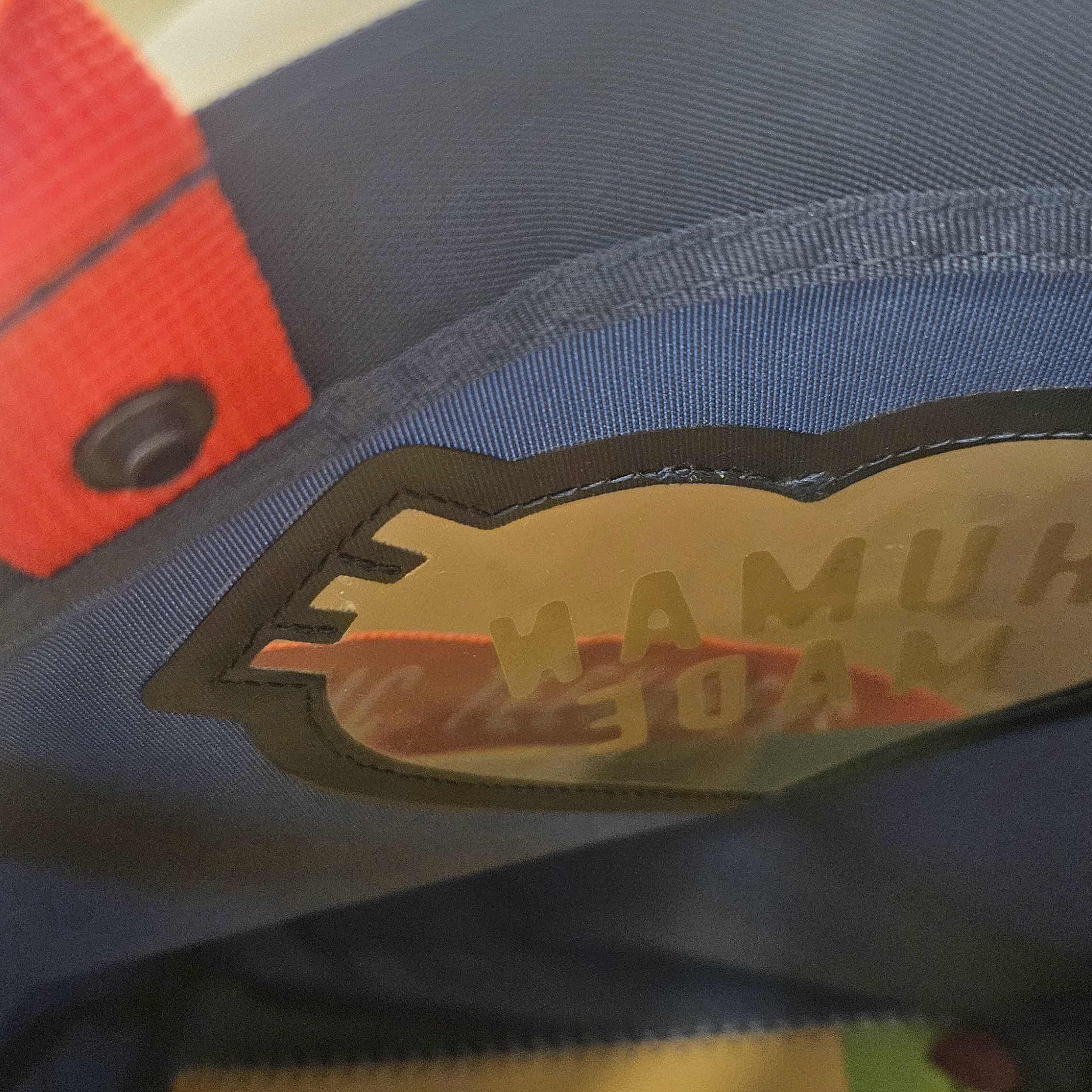 Human Made Shoulder Tote Bag Navy, (W) Nike TC 7900 Summit White 착용 스타일 - 2