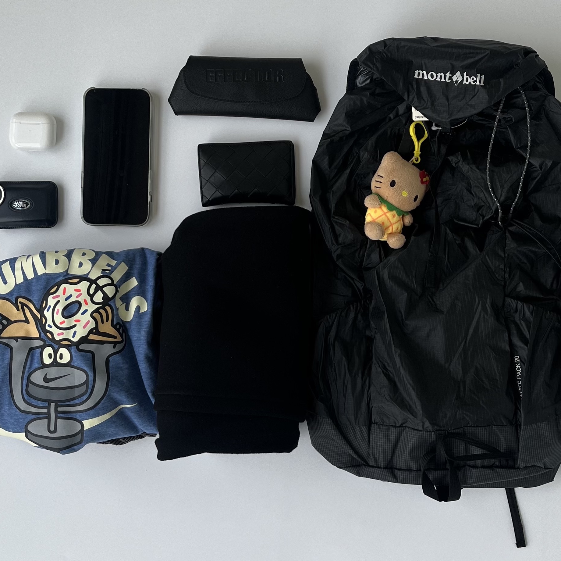 Montbell Versalite Pack 20 Backpack Gunmetal Dark Gray, Montbell Versalite Pack 15 Backpack Gunmetal 착용 스타일 - 4