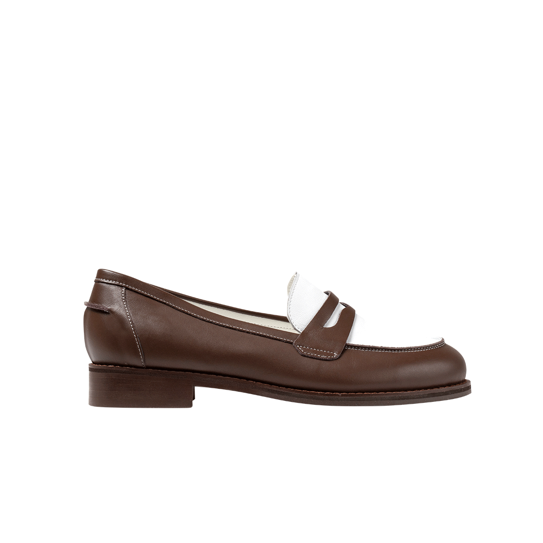 페니플레이트 여성 브라운 로퍼 로우(PENNY PLATE Women Loafer Brown Low) - 1