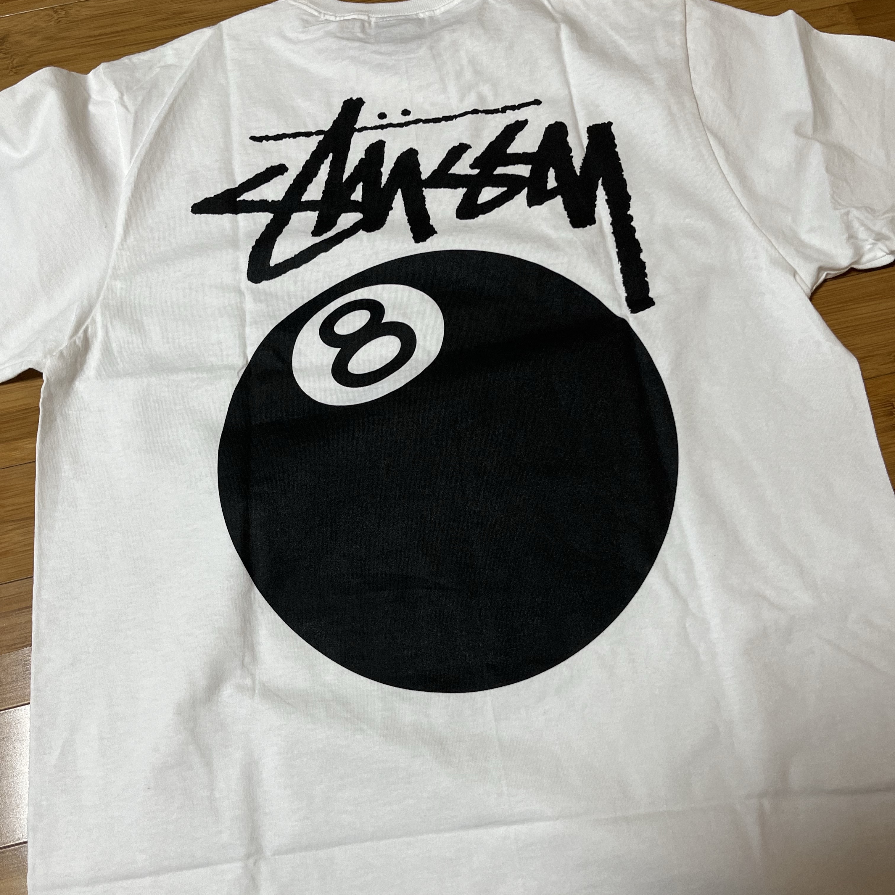 Stussy 8 Ball T-Shirt White 착용 스타일
