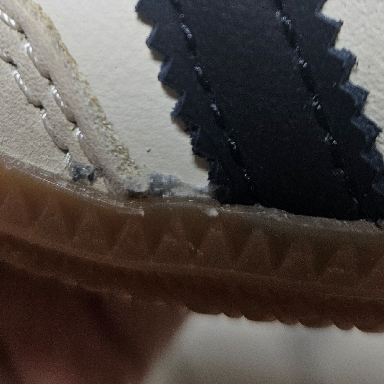 (W) Adidas Samba OG Cream White Core Black 착용 스타일 - 7