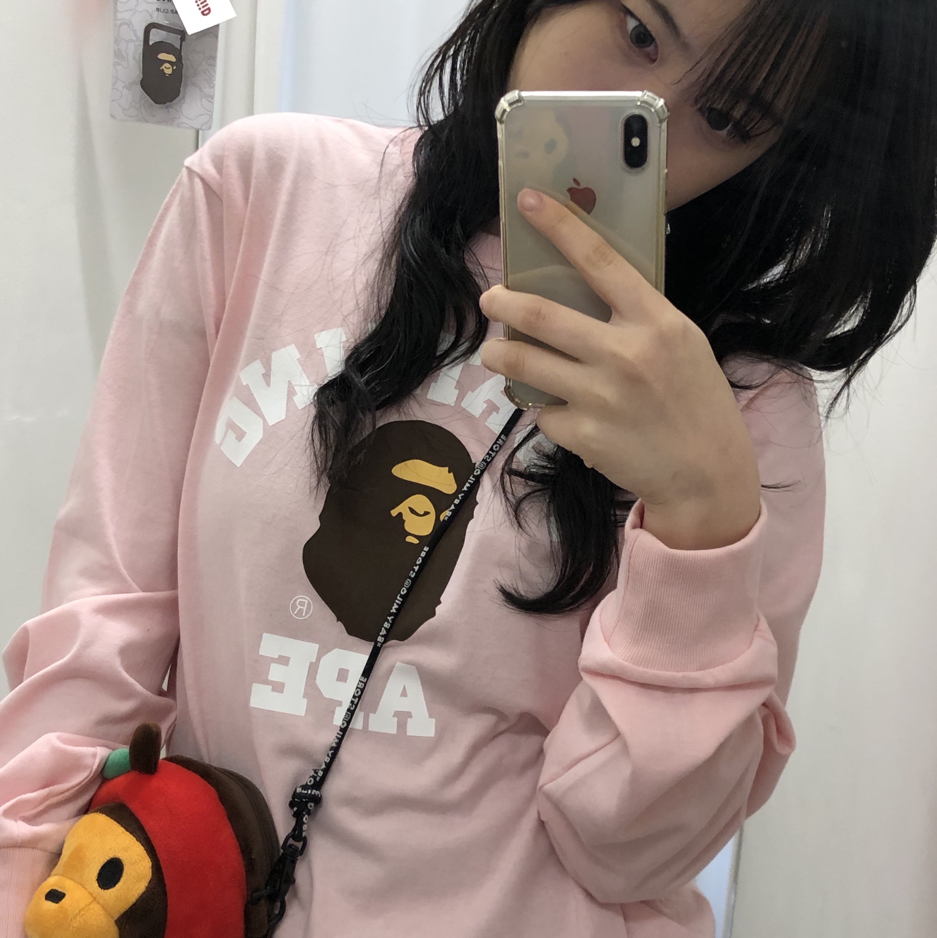Needles x LHP H.D. Nylon Track Pants Black, BAPE Baby Milo Plush Mobile Bag Red 착용 스타일 - 4