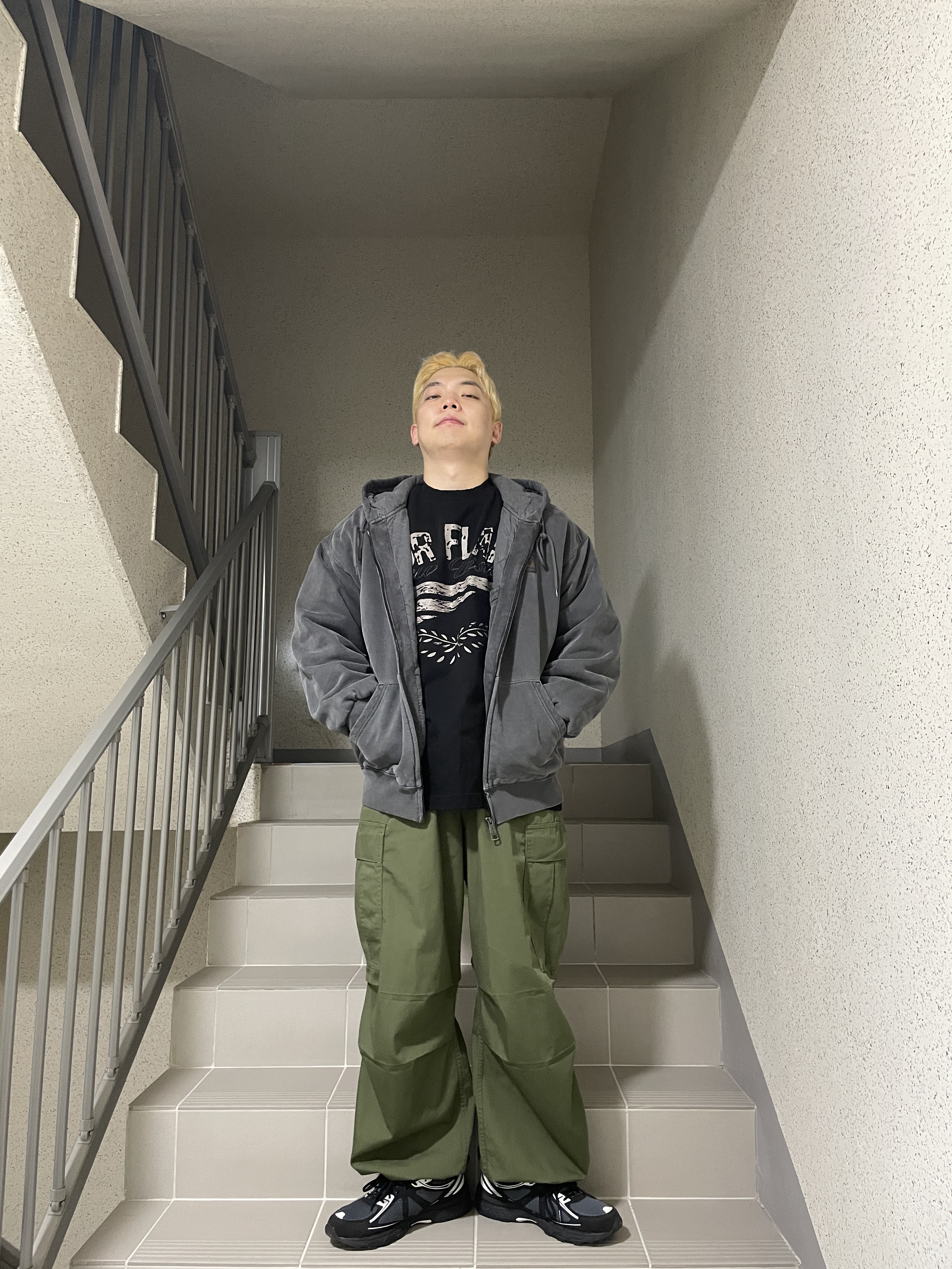 Asics Gel-Venture 6 Carrier Grey 착용 스타일 - 4