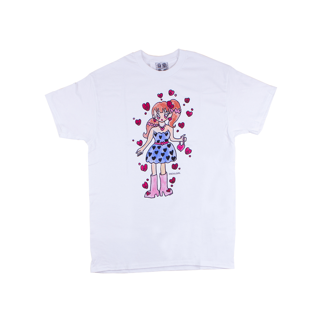 【Soulpussycat】 SOULGIRL T-shirts No.2 (white) SOULPUSSSYCAT SOULGIRL™ T-shirts No.2 - White