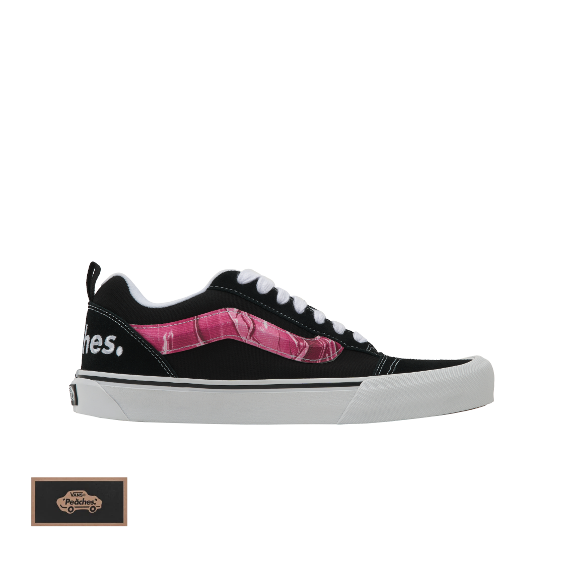반스 x 피치스 뉴스쿨 블랙 핑크 (스페셜 박스)(Vans x Peaches. Knu-Skool Black Pink (Special Box))