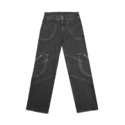 NON FLOOR Fragments Denim Pants Black